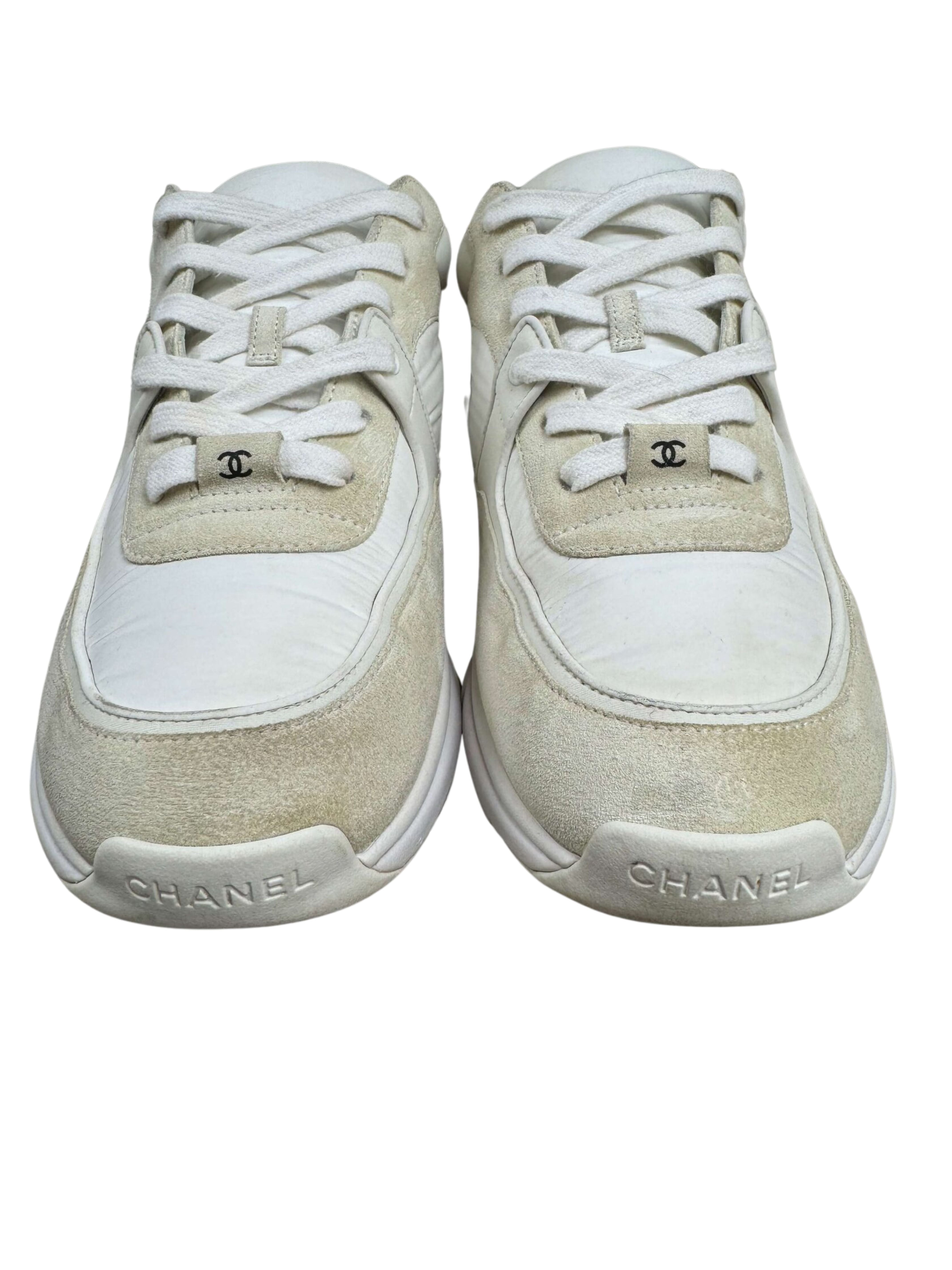 CHANEL CC Runners Reflective Trainer - White CHANEL
