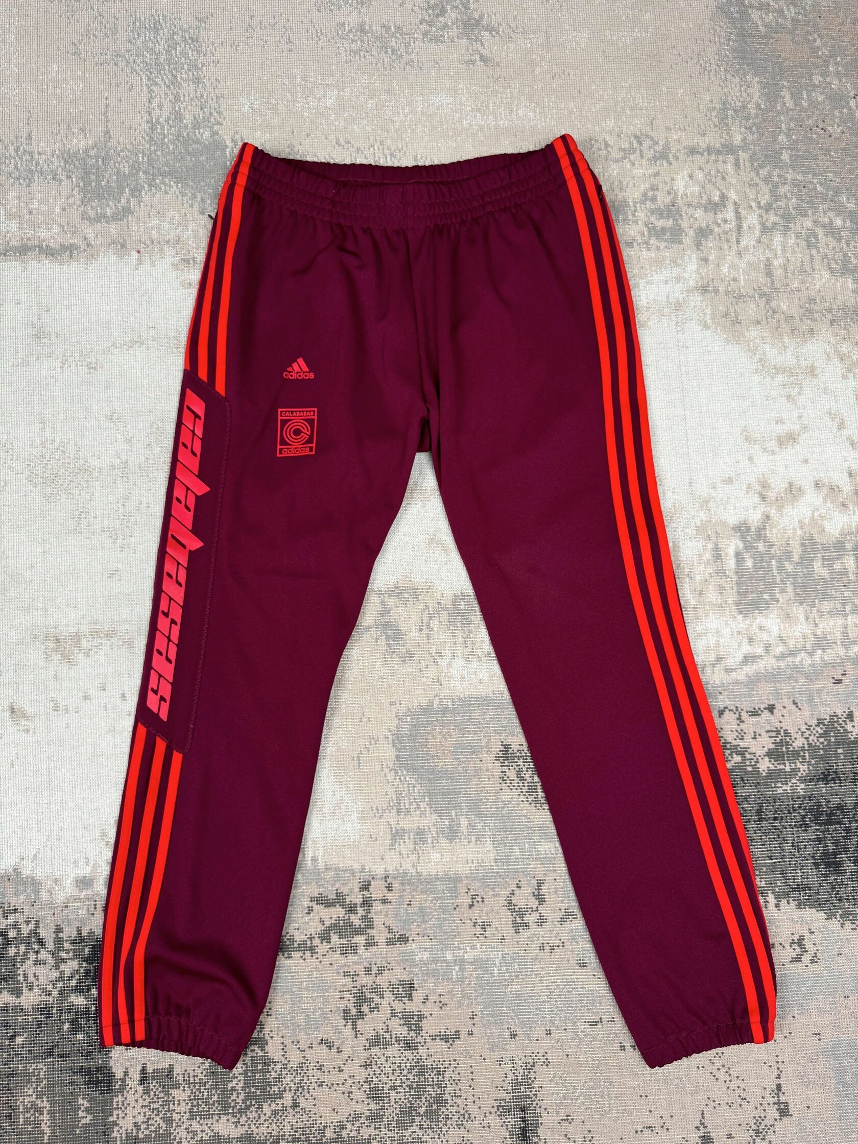 Yeezy Calabasas Track Joggers - Burgundy Yeezy