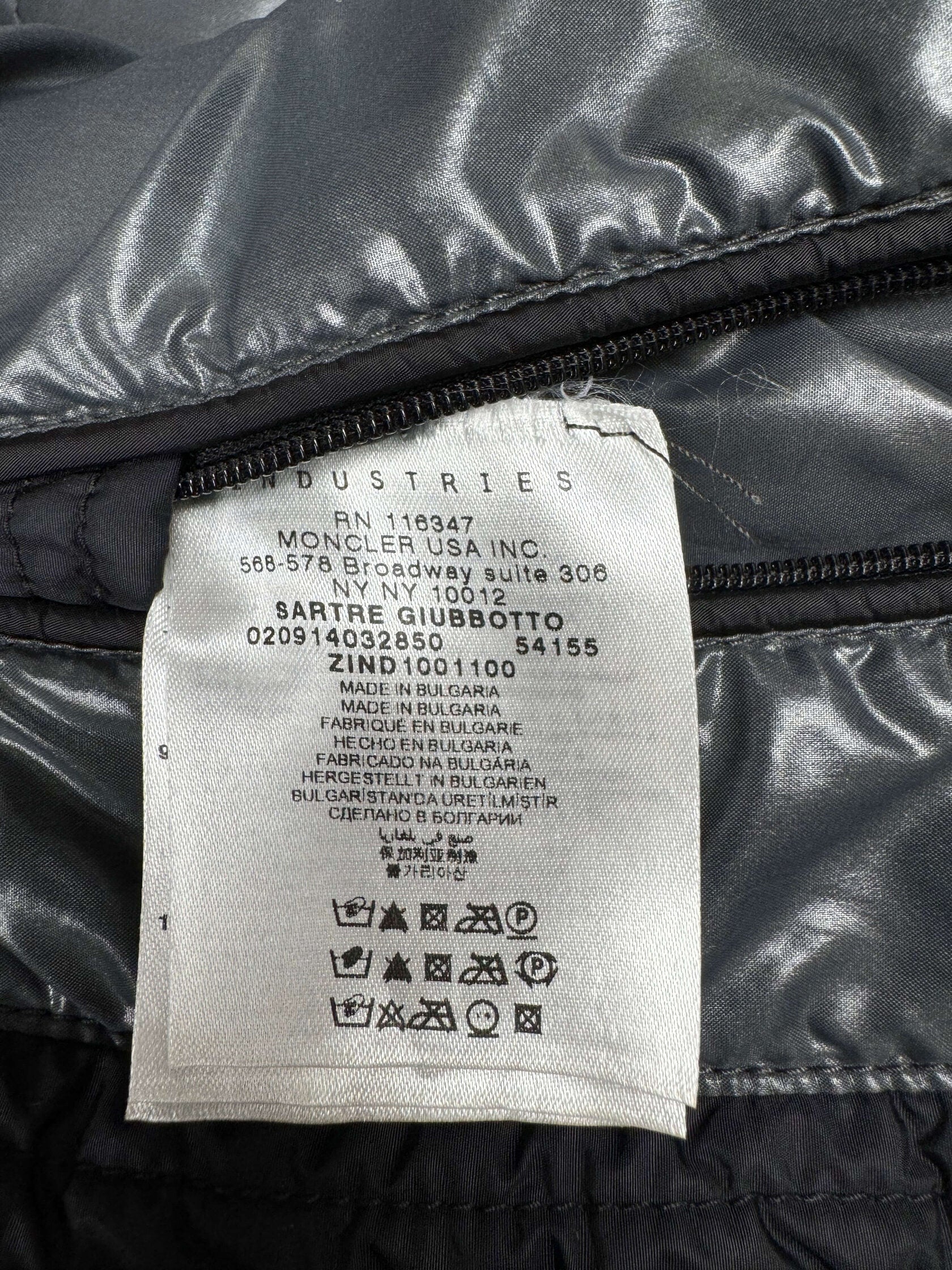 Moncler Sartre Down Jacket - Black Moncler