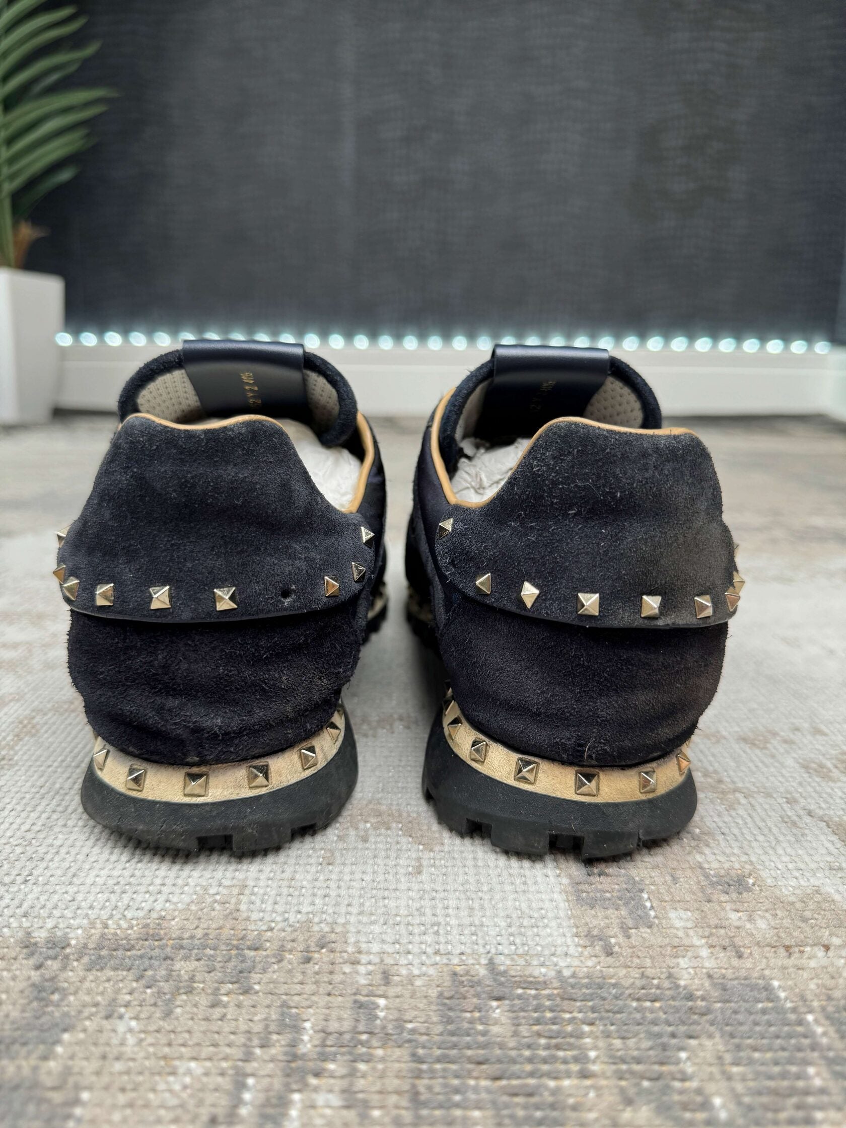 Valentino Rockstud Runner- Blue Valentino