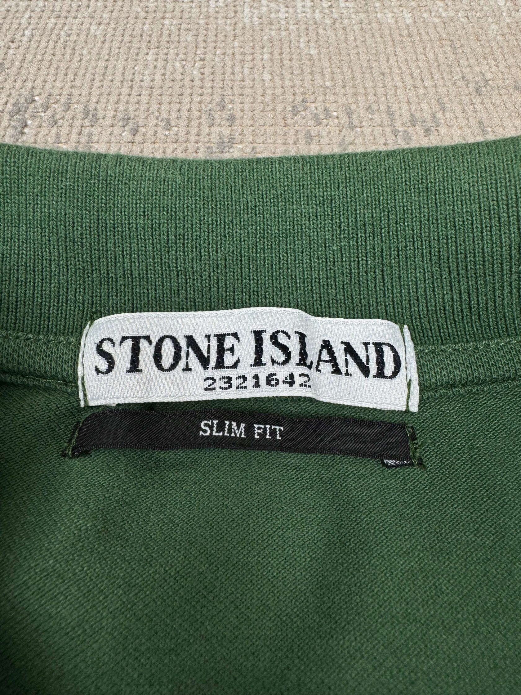 Stone Island Compass Polo Shirt - Green Stone Island
