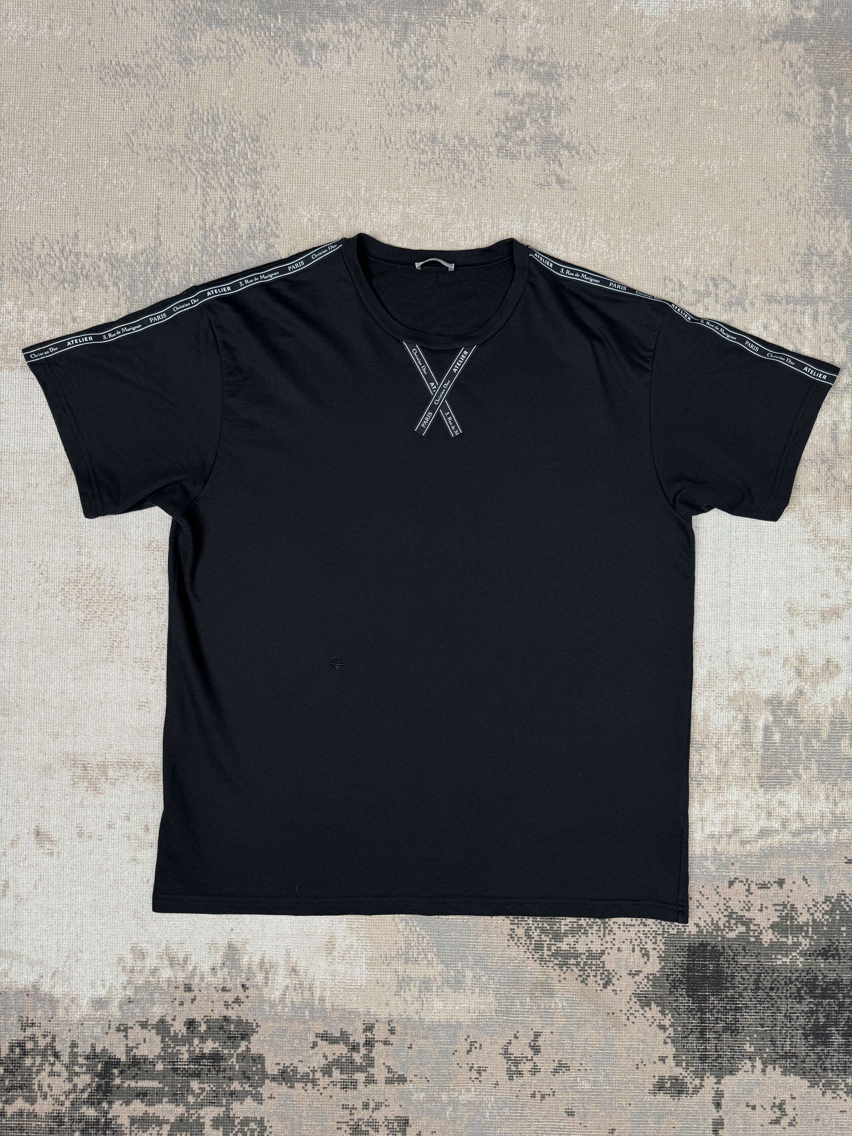 Dior Atelier Stripe T-Shirt - Black Dior