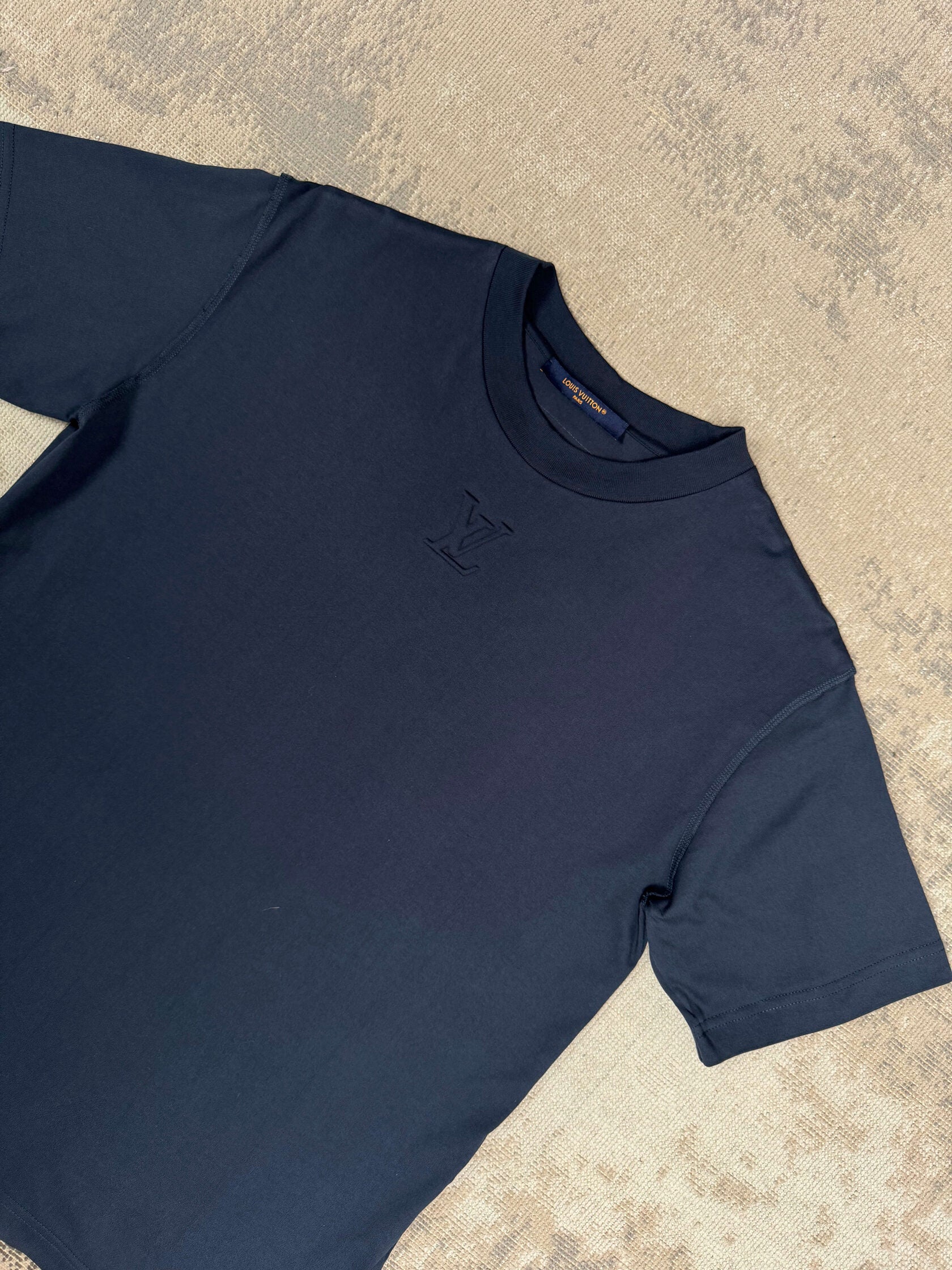 Louis Vuitton Embossed T-Shirt - Navy Louis Vuitton