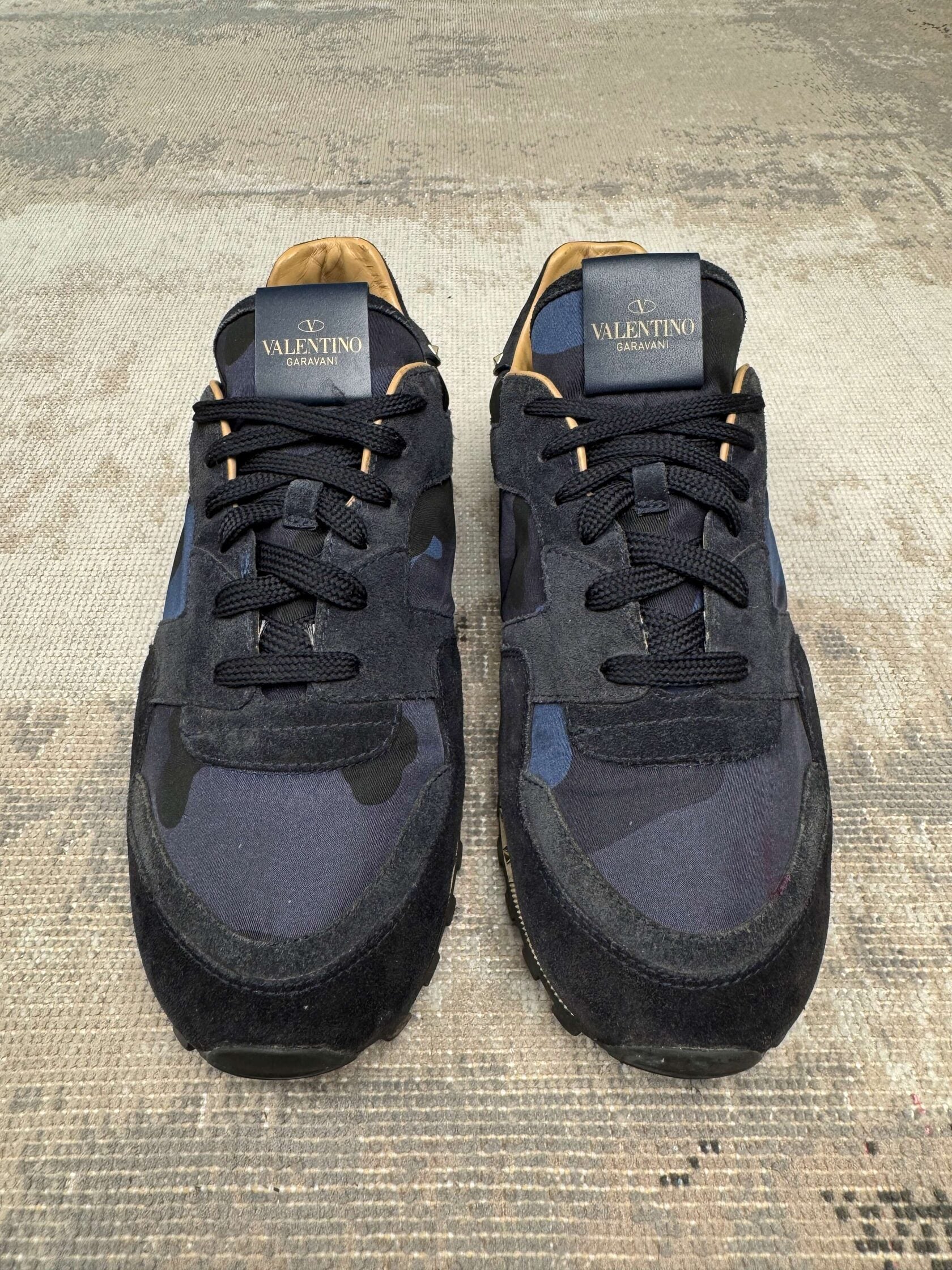 Valentino Rockstud Runner- Blue Valentino