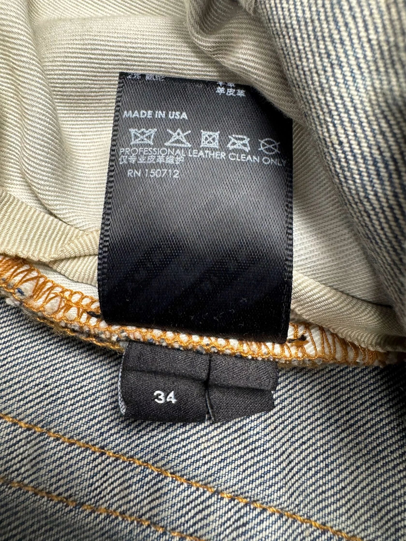 Amiri Bone Jeans - Blue Denim (Unused)