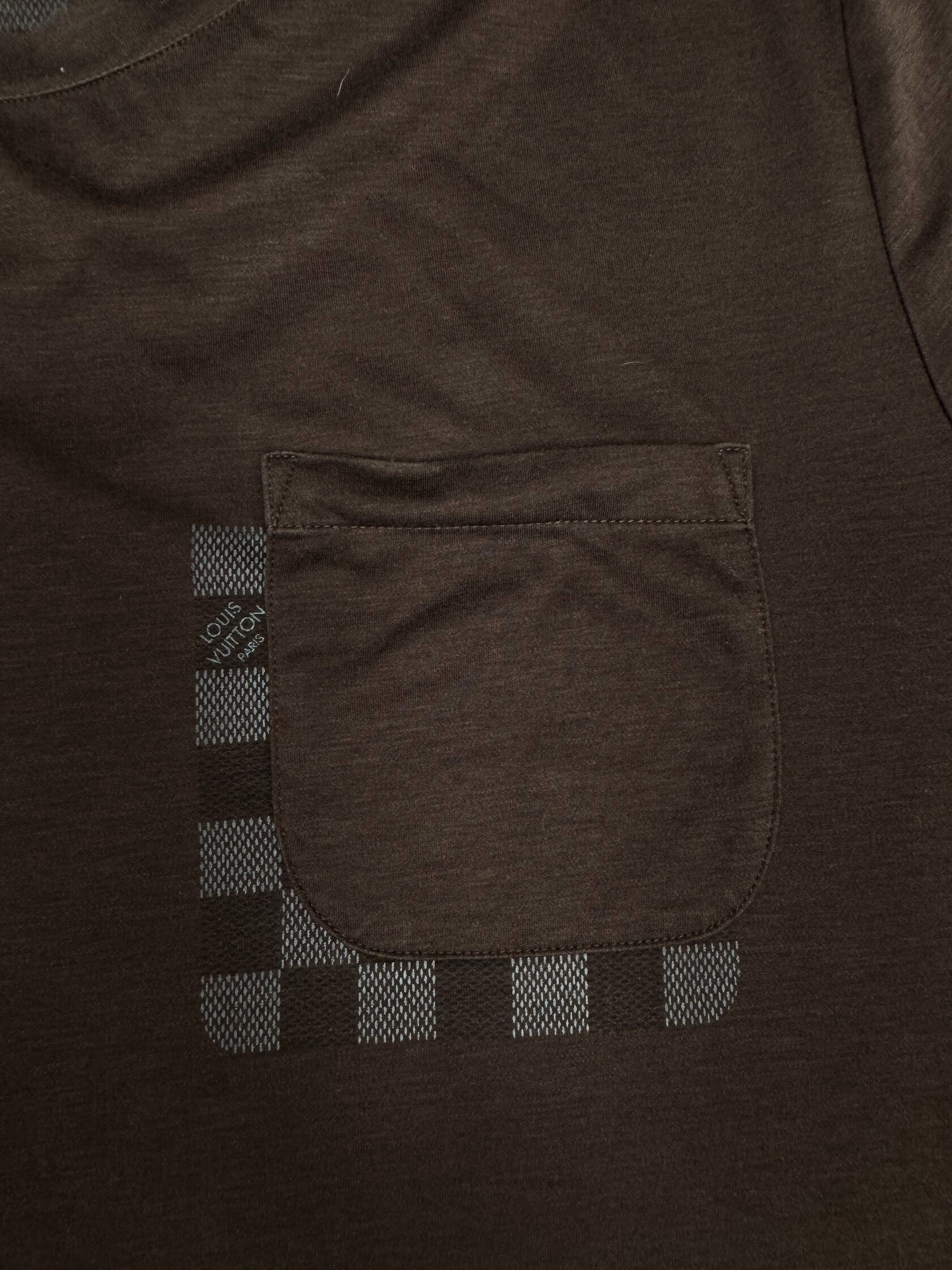 Louis Vuitton Damier Long Sleeved T-Shirt - Brown