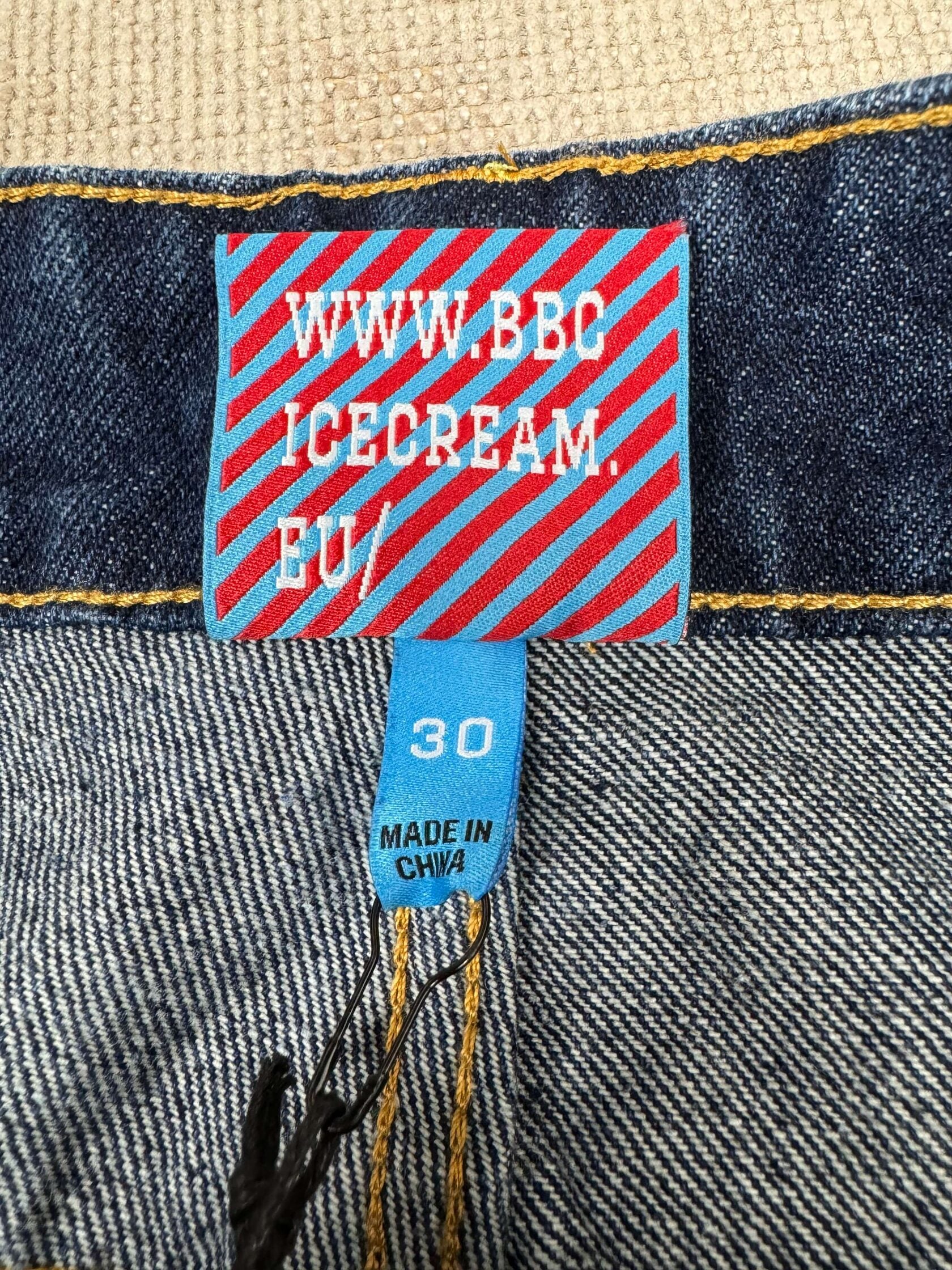 Billionaires Boys Club Ice Cream Running Dog Jeans - Indigo Denim (Unused) Billionaires Boys Club