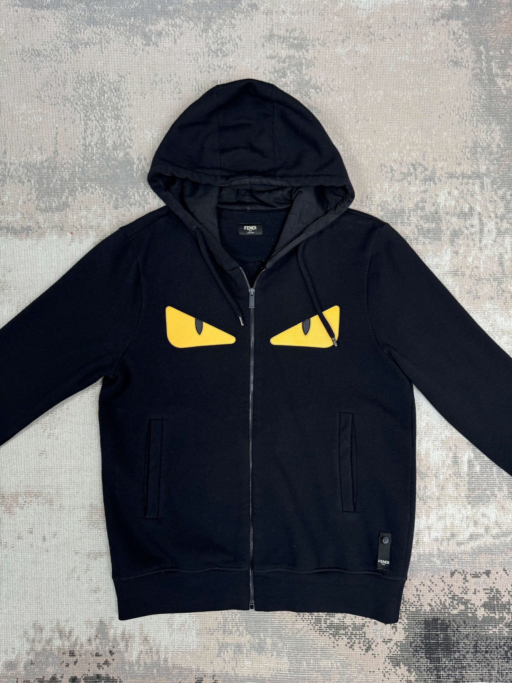 Fendi Clothing Fendi Monster Jacket Mens Pre-owned Monster Zip-up