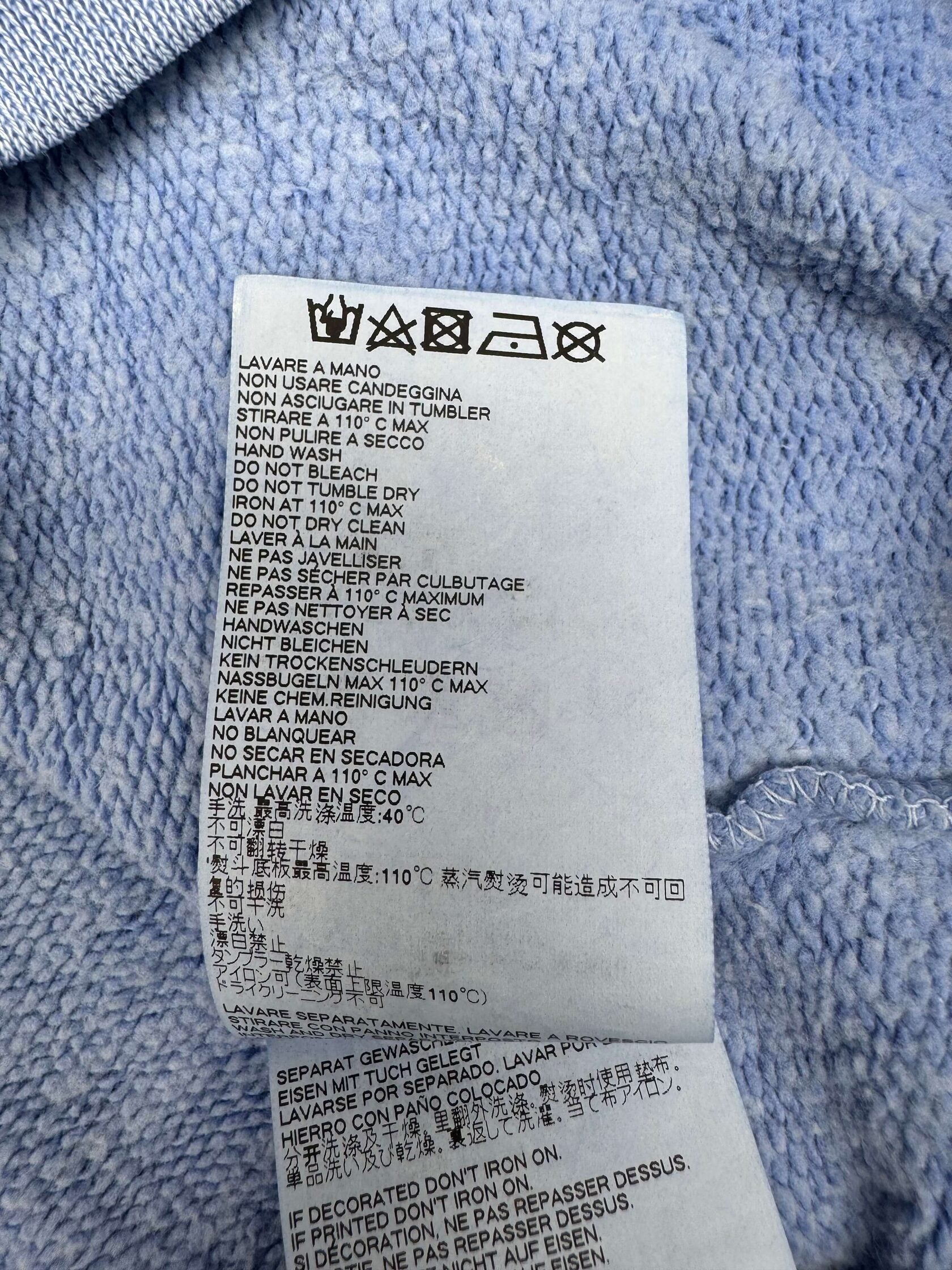 Dsquared2 Caten California Logo Sweatshirt - Baby Blue (Unused) Dsquared2