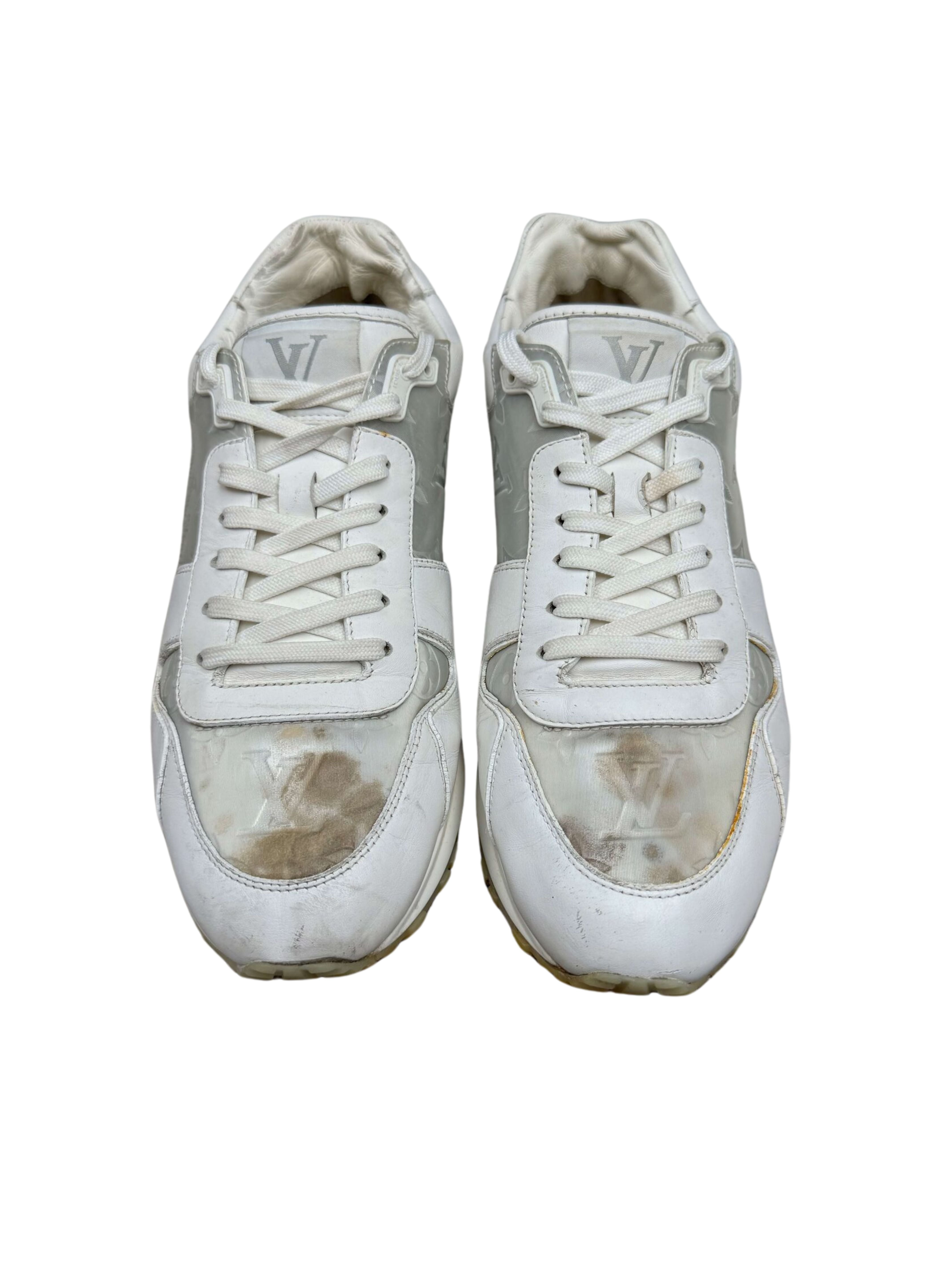 Louis Vuitton Run Away Iridescent Trainers - White