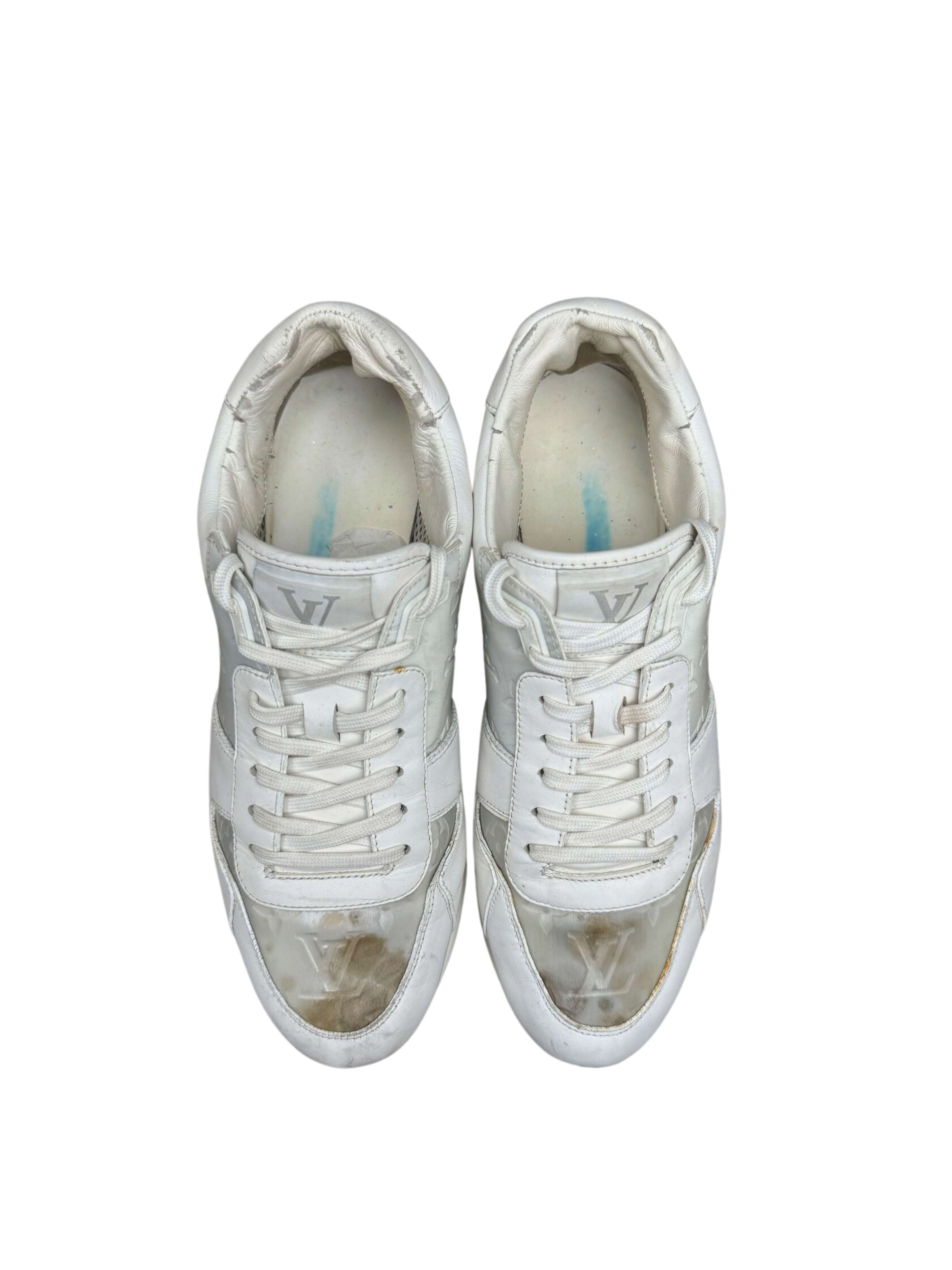 Louis Vuitton Run Away Iridescent Trainers - White