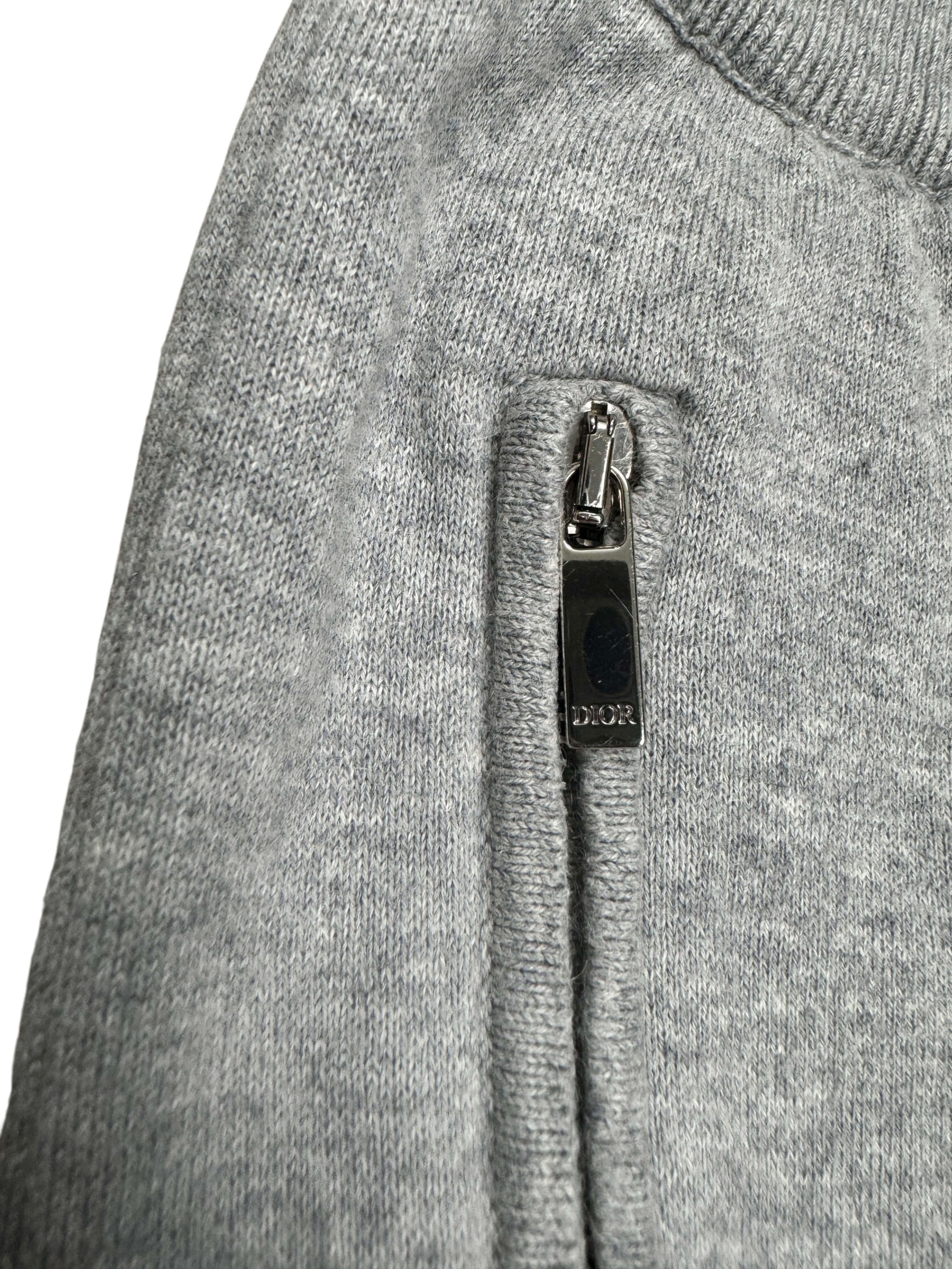 Dior Cashmere Logo Track Pants - Grey