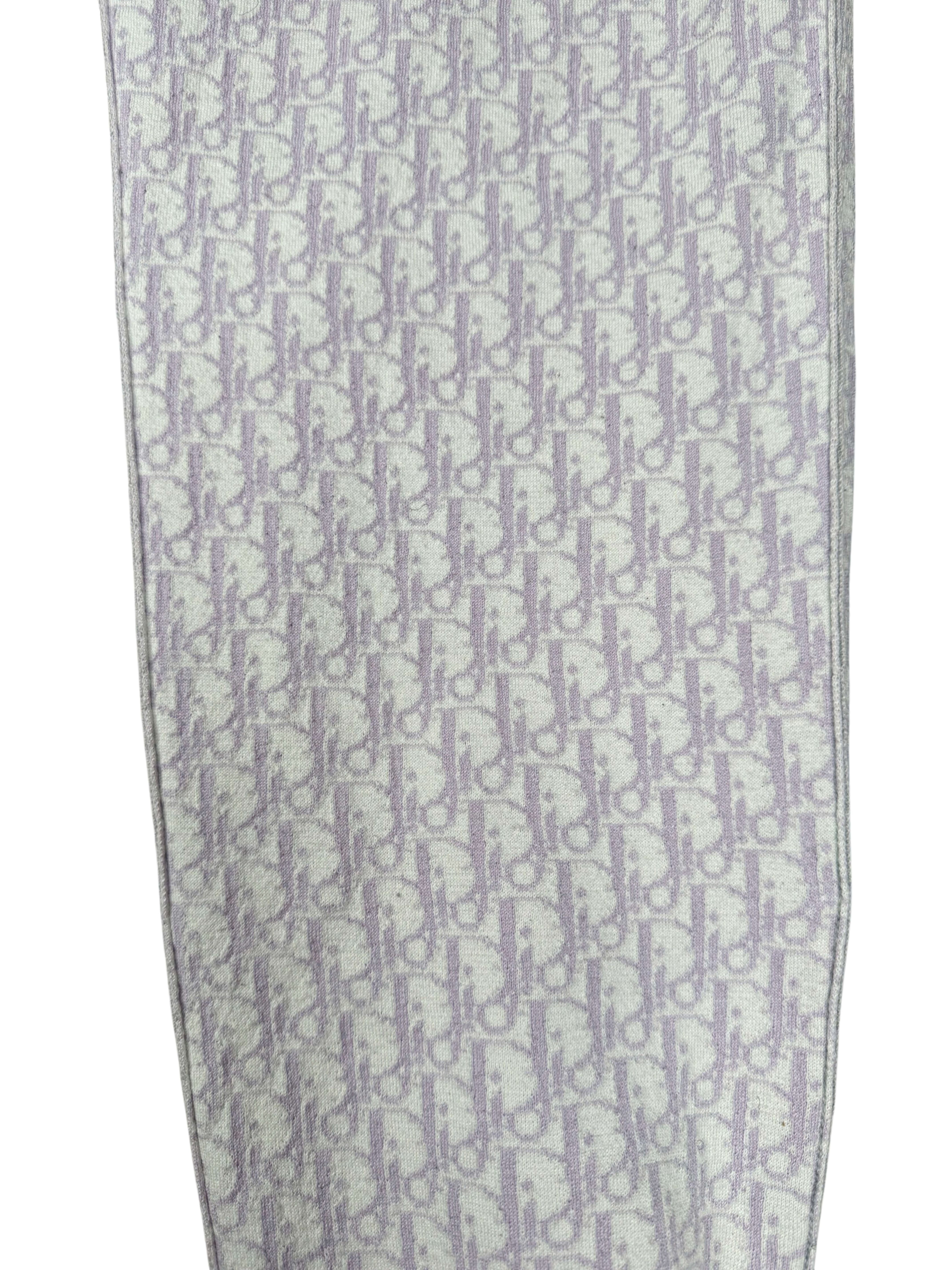 Dior Cashmere Logo Track Pants - Grey