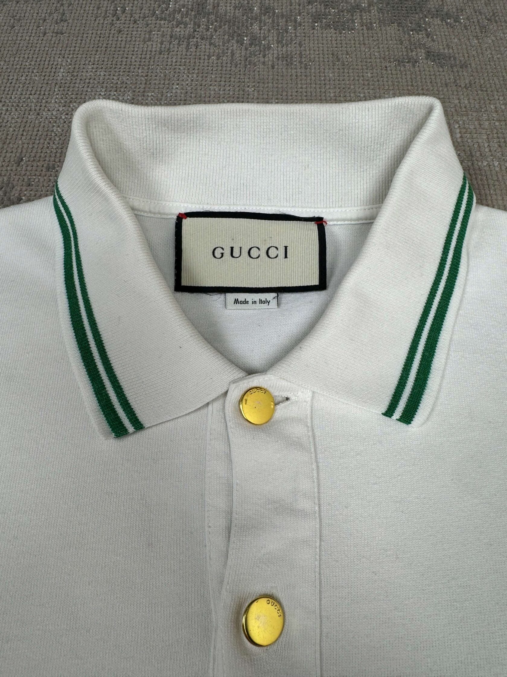 Gucci GG Pocket Polo - White Gucci