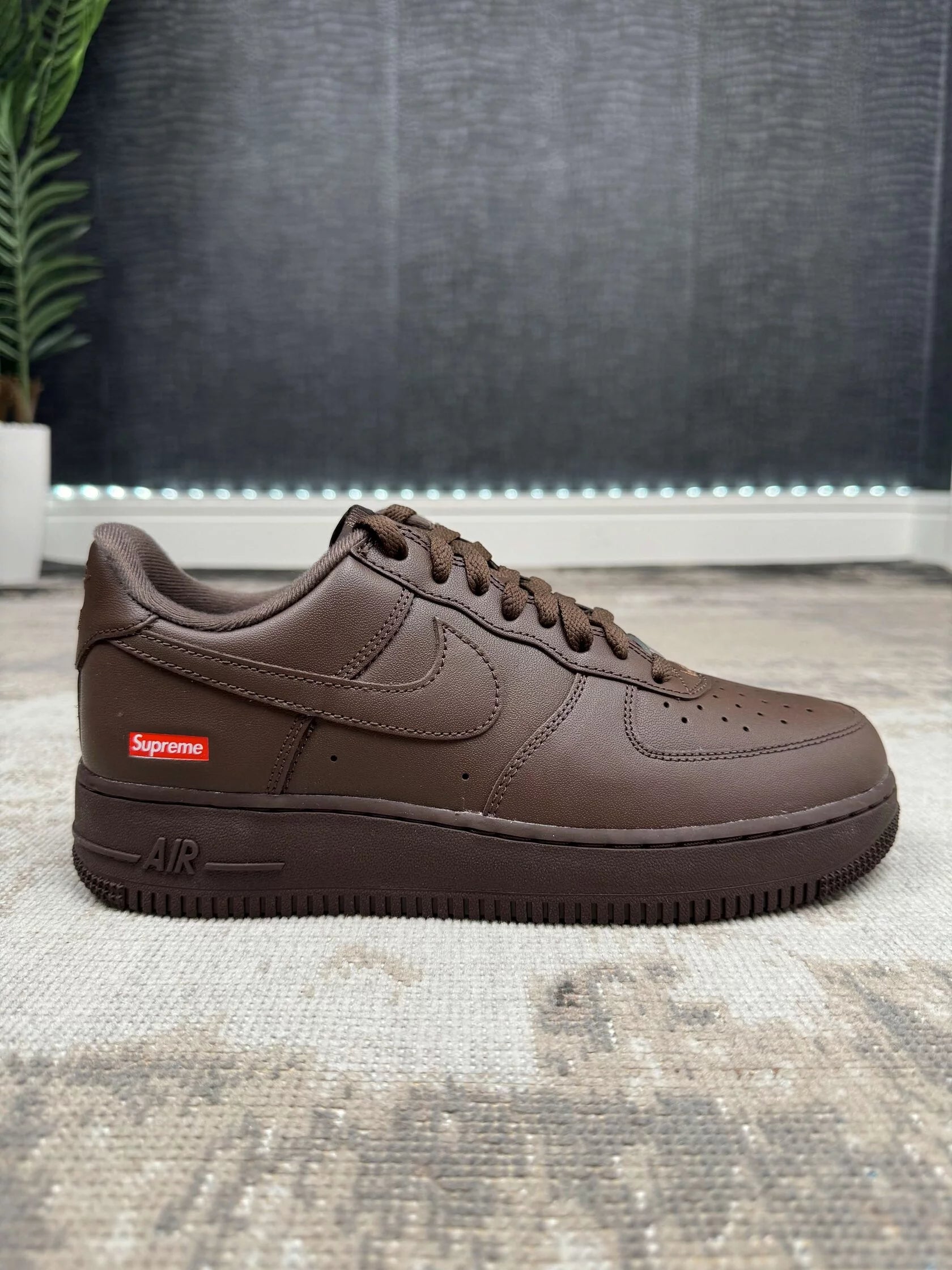 Nike Supreme x Air Force 1 Low 'Box Logo' - Brown (Unused) Nike