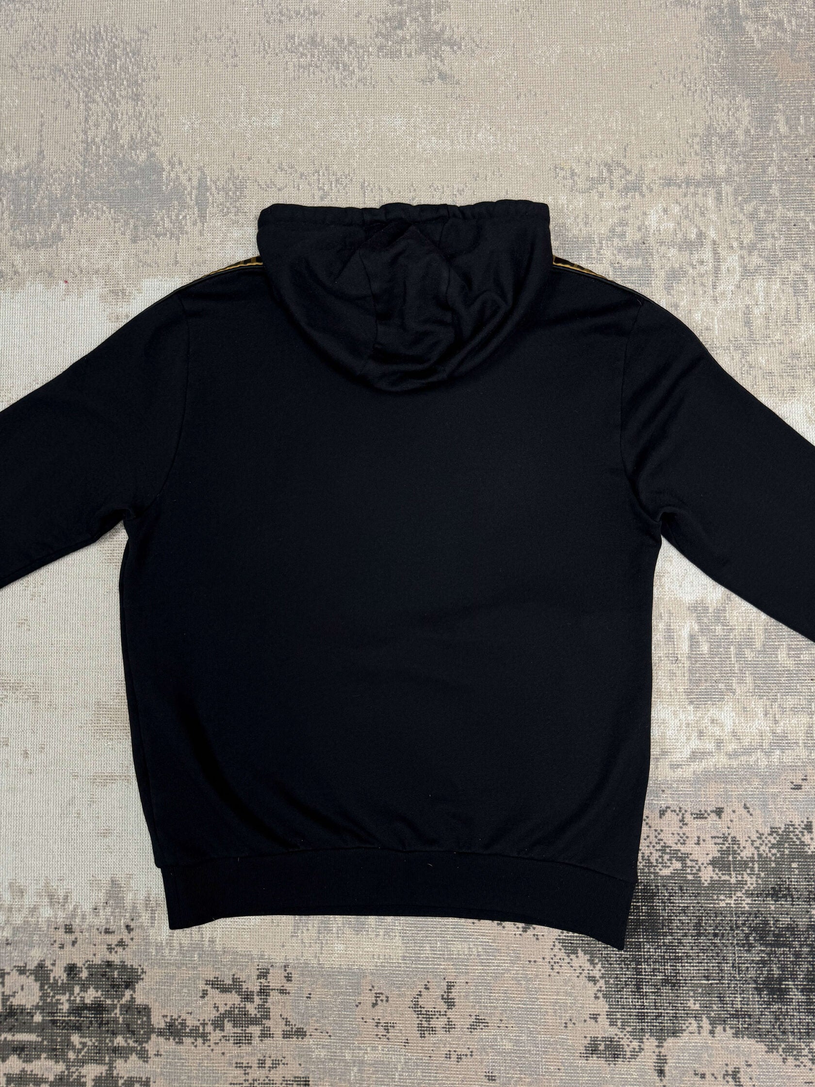 Fendi FF Logo Panel Hoodie - Black Fendi