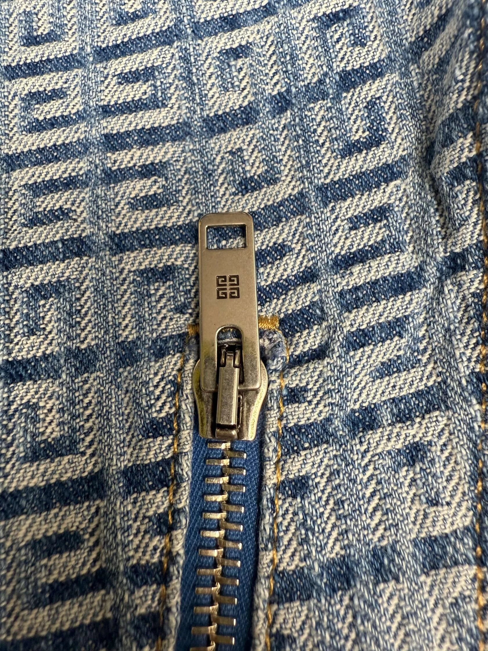 Givenchy 4G Straight Legged Jeans - Blue Denim (Unused) Givenchy