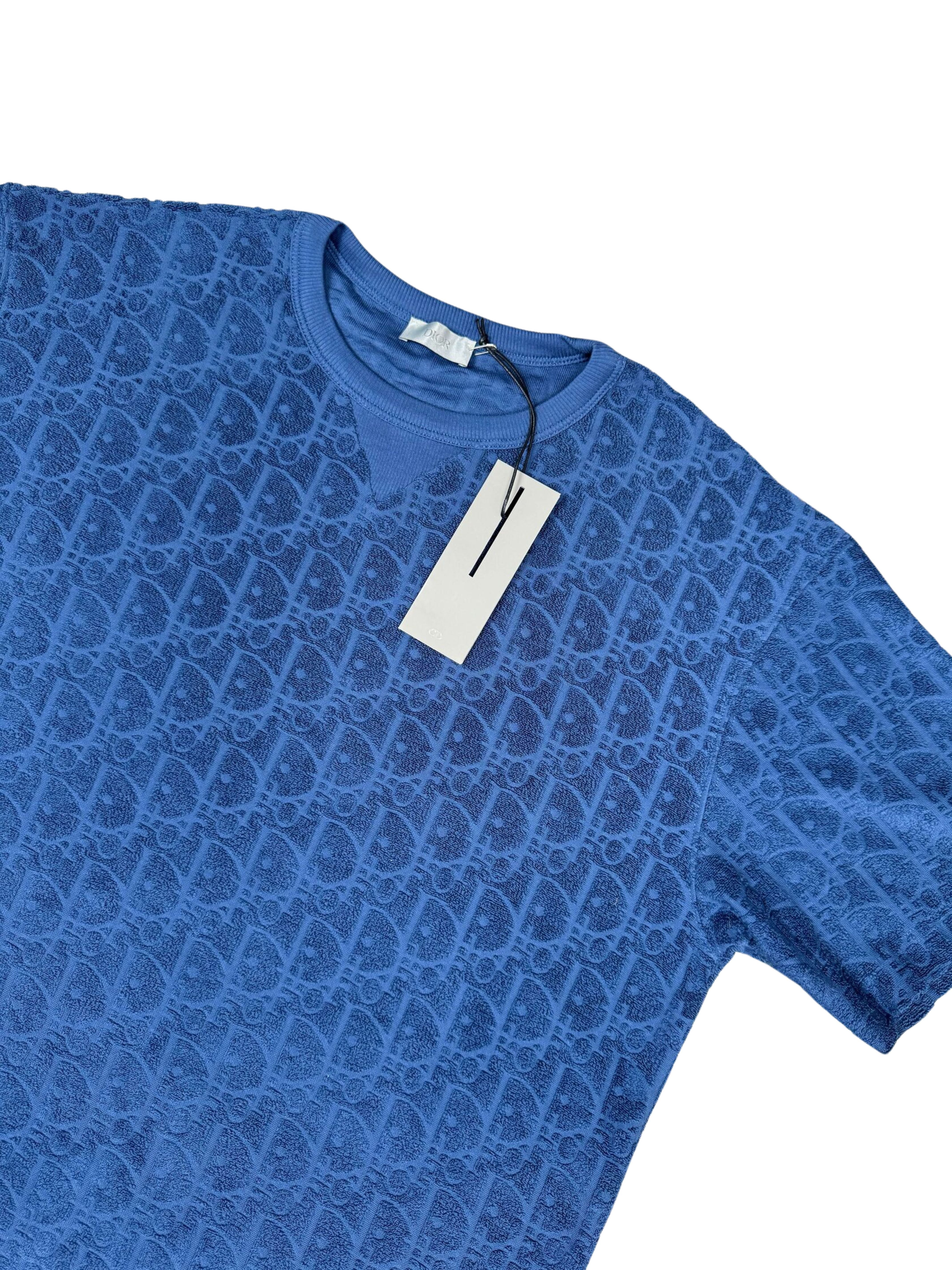 Dior Oblique Towel T-shirt - Blue (Unused) Dior