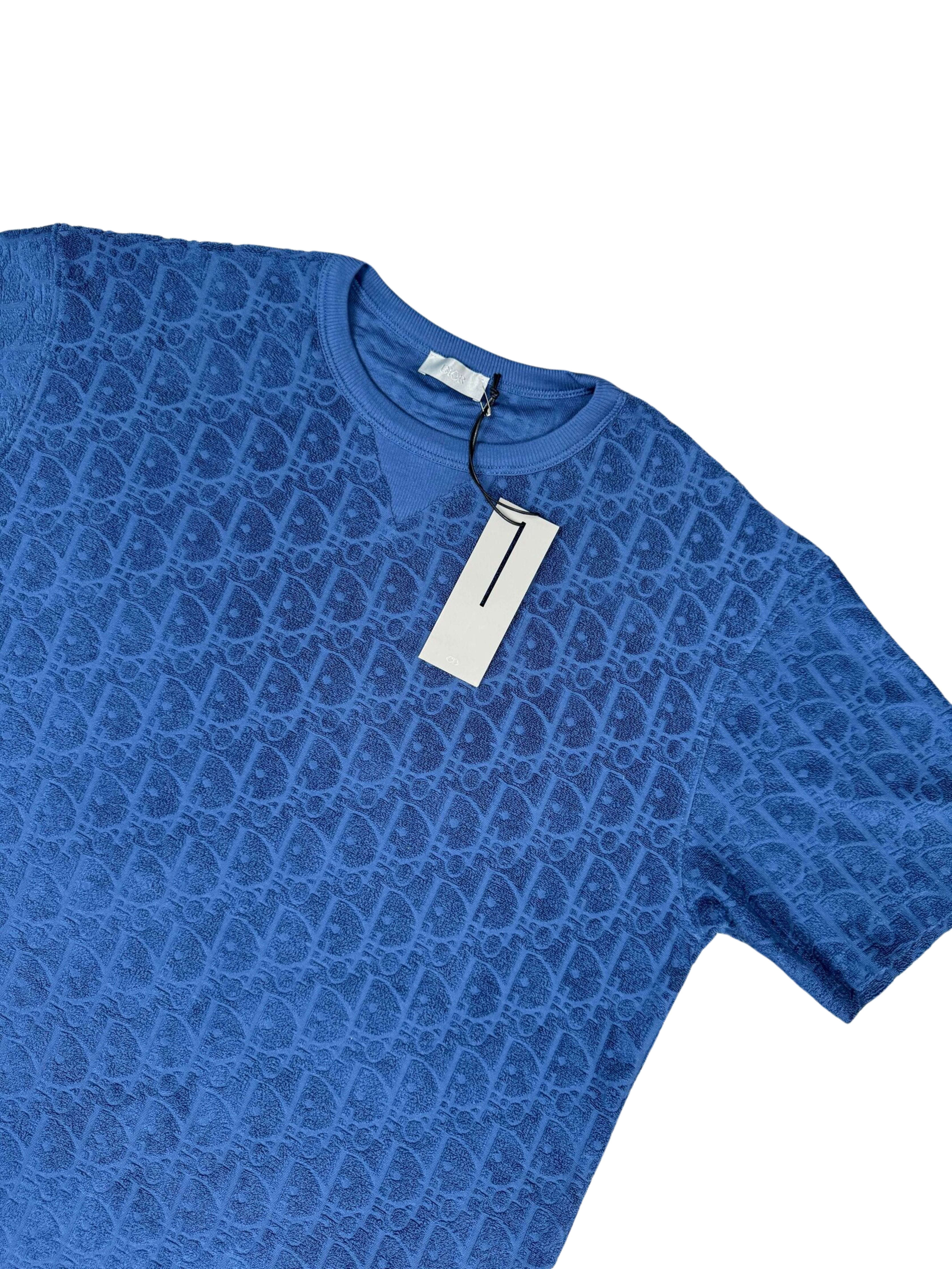 Dior Oblique Towel T-shirt - Blue (Unused) Dior