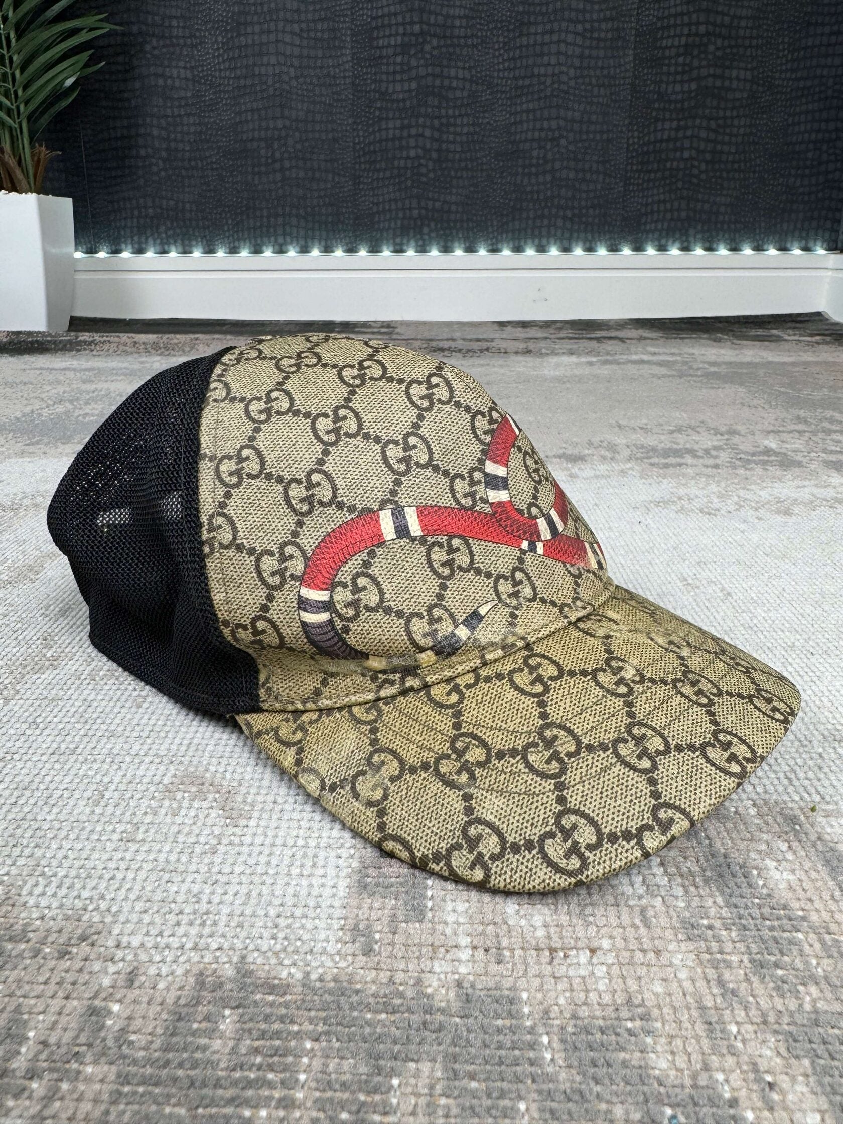 Gucci Kingsnake Baseball Hat - Beige Gucci