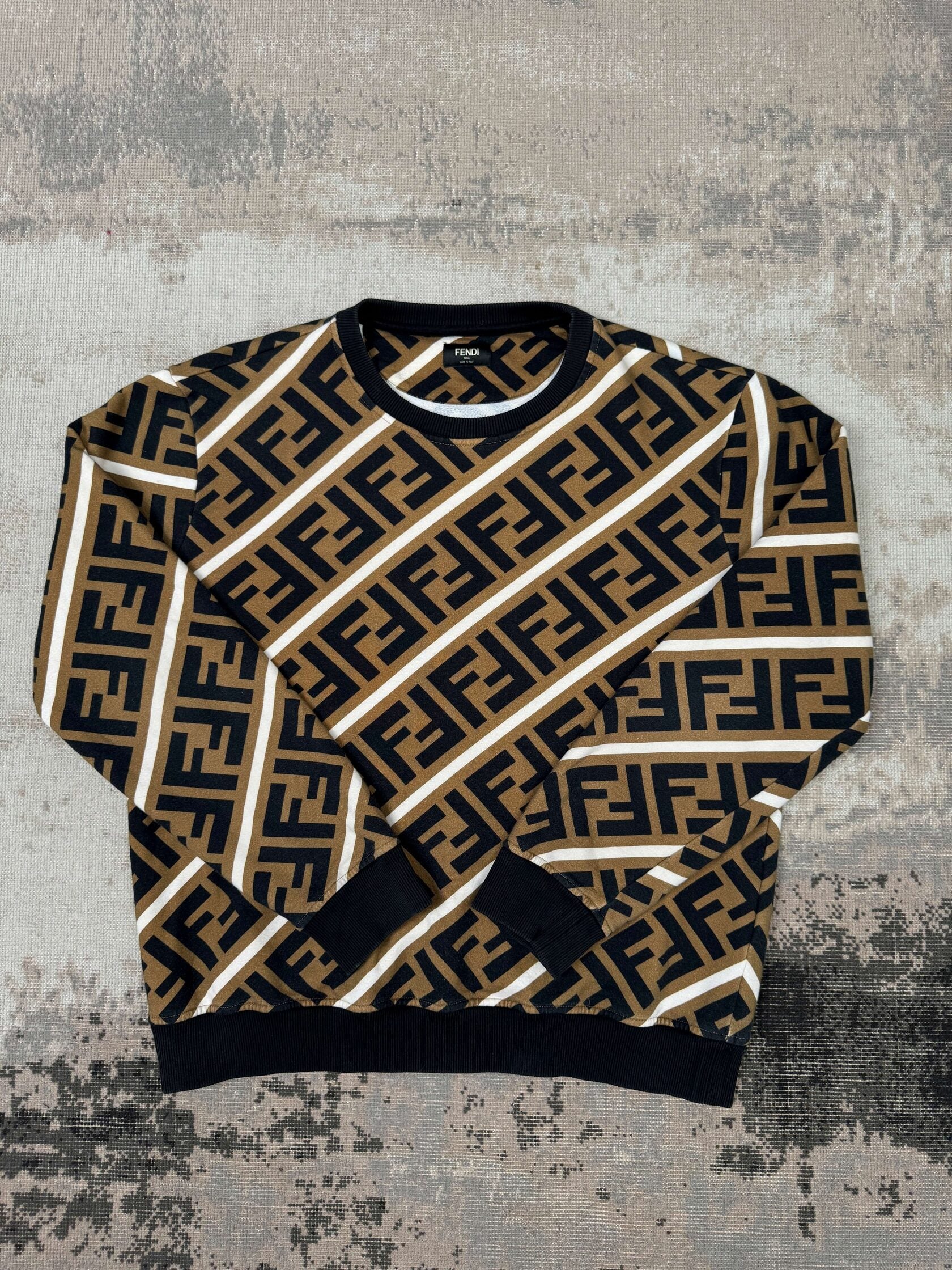 Fendi FF Logo Sweatshirt - Brown Fendi