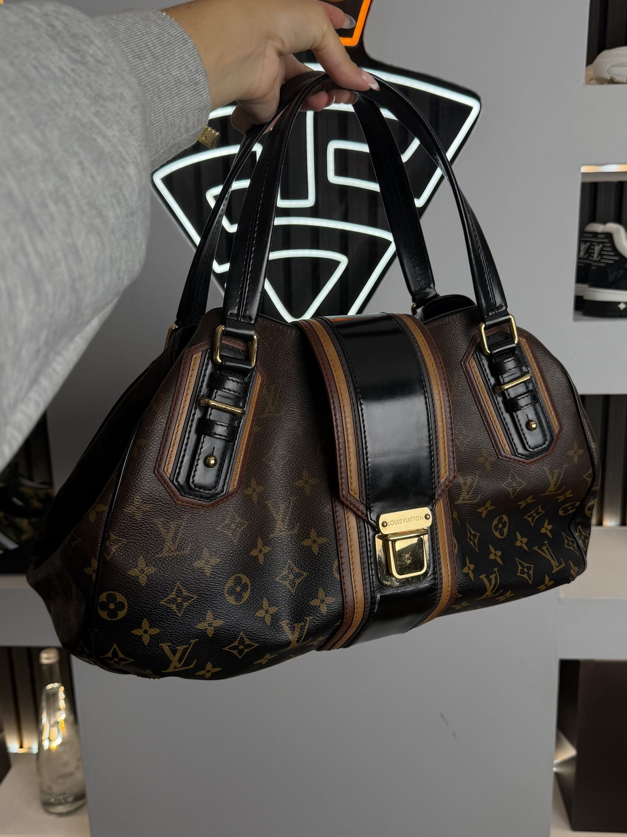 Louis Vuitton Noir Monogram Mirage Griet Bag - Brown Louis Vuitton