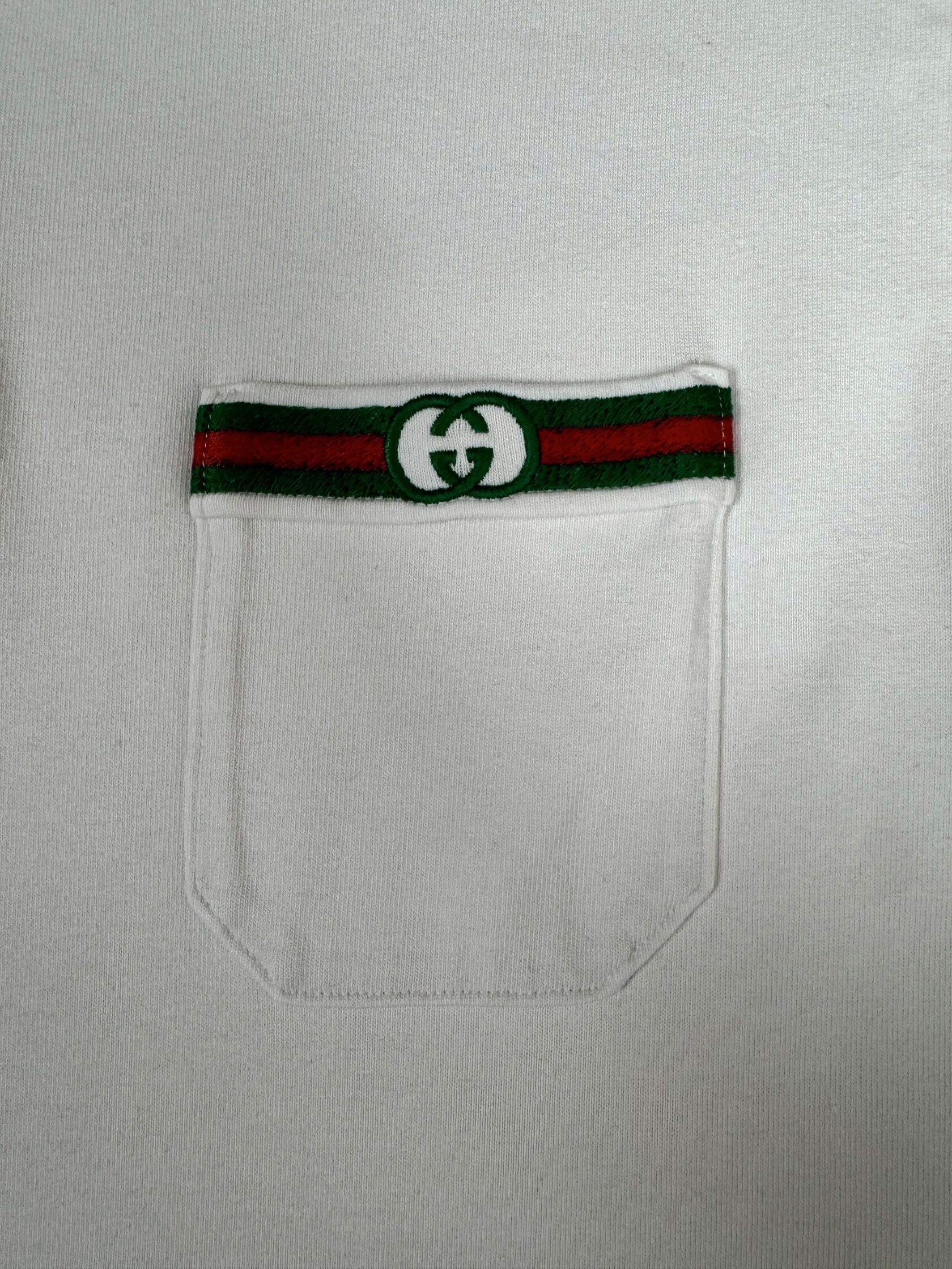 Gucci GG Pocket Polo - White Gucci