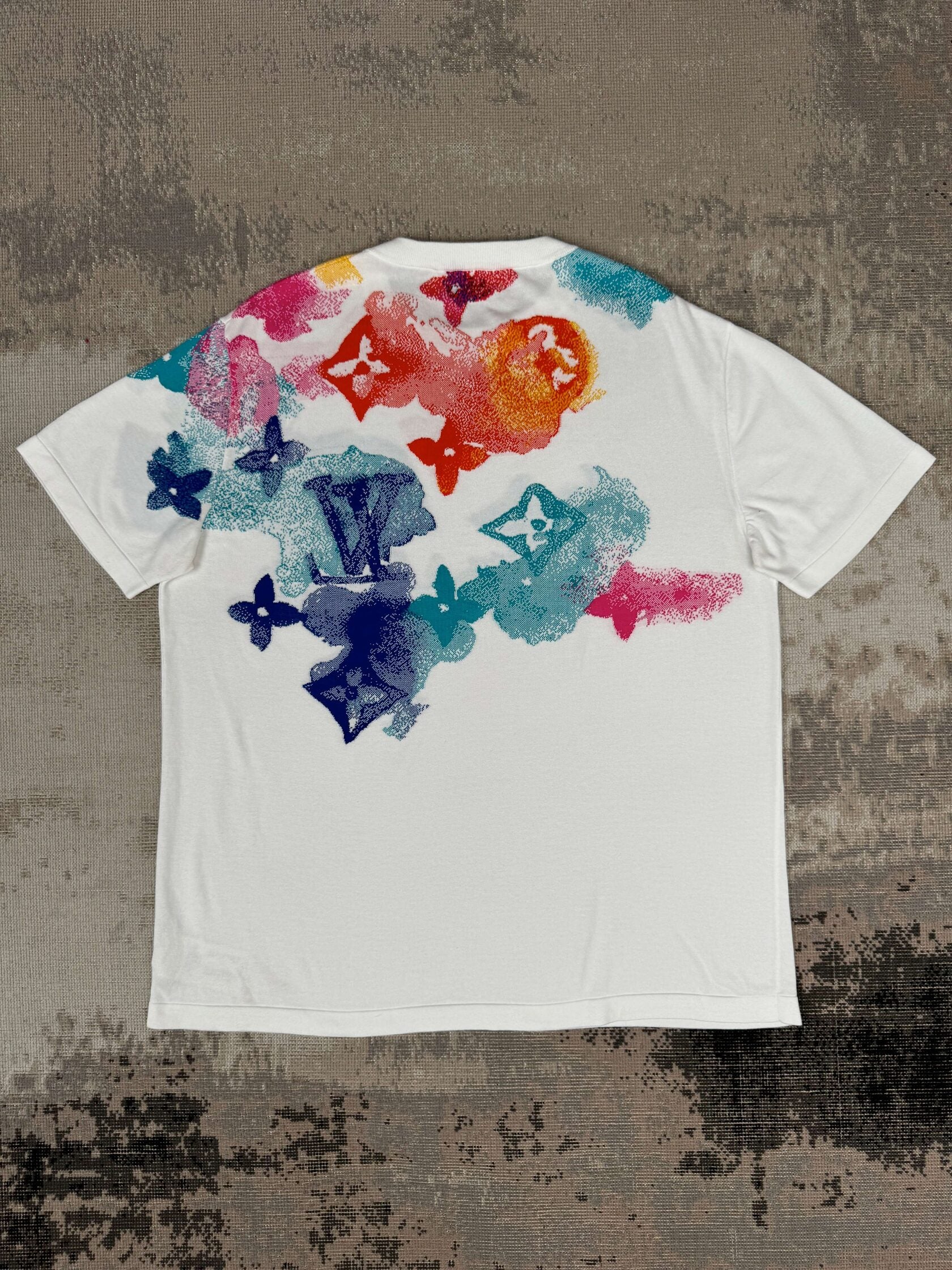 Louis Vuitton Watercolour Monogram T-Shirt - White Louis Vuitton