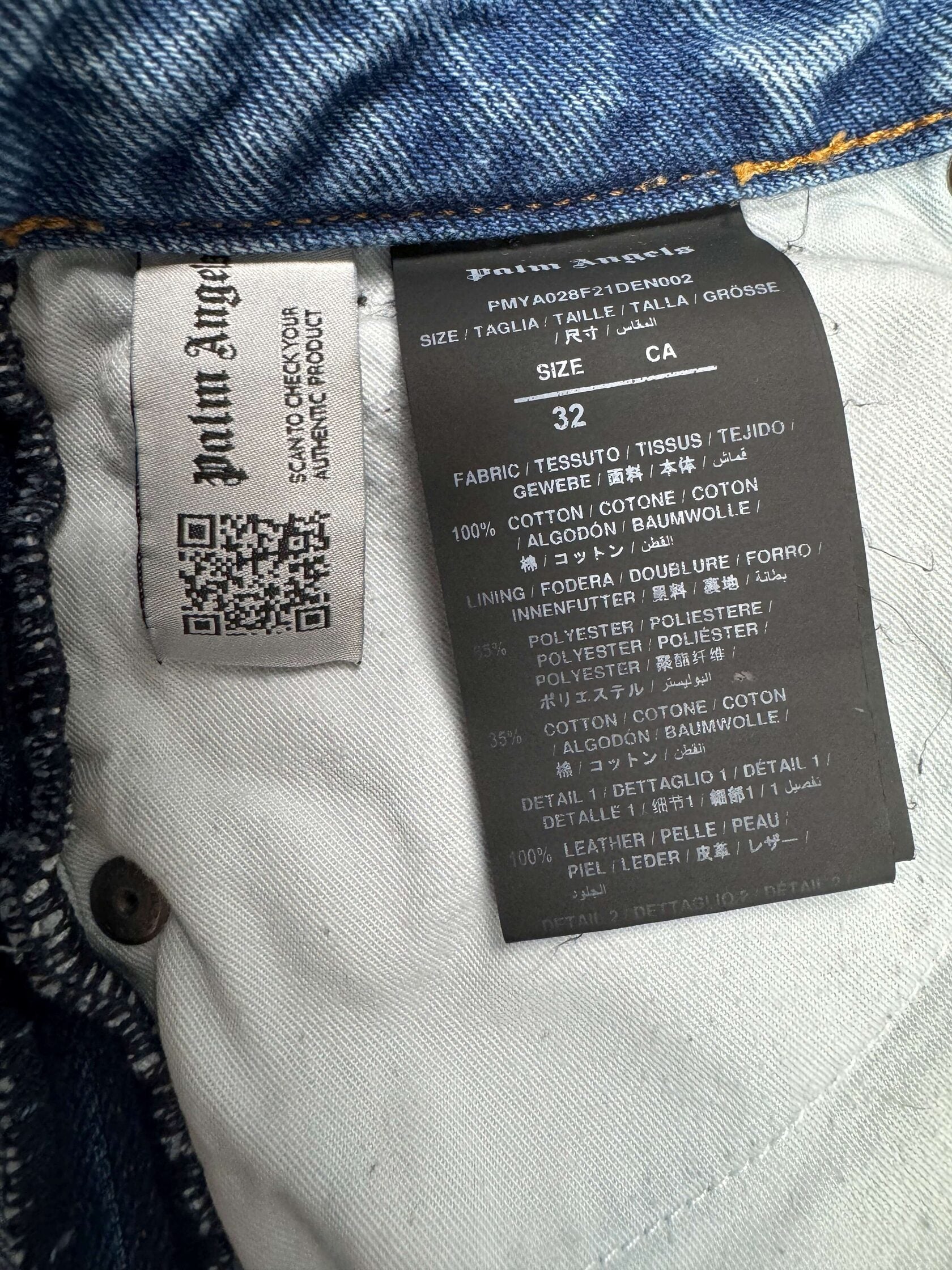 Palm Angels Side-Stripe Jeans