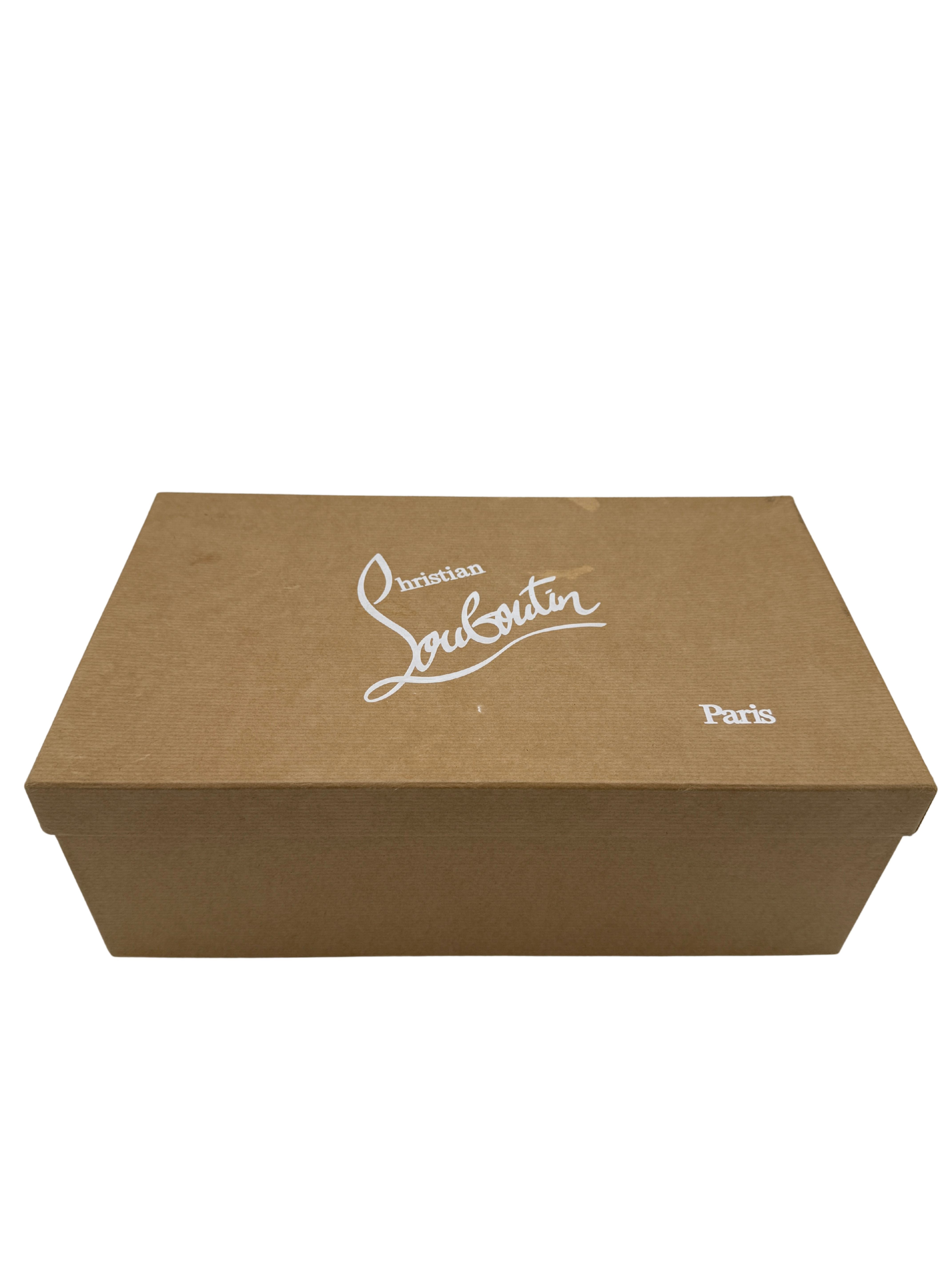 Christian Louboutin Low Leather Trainer - Black