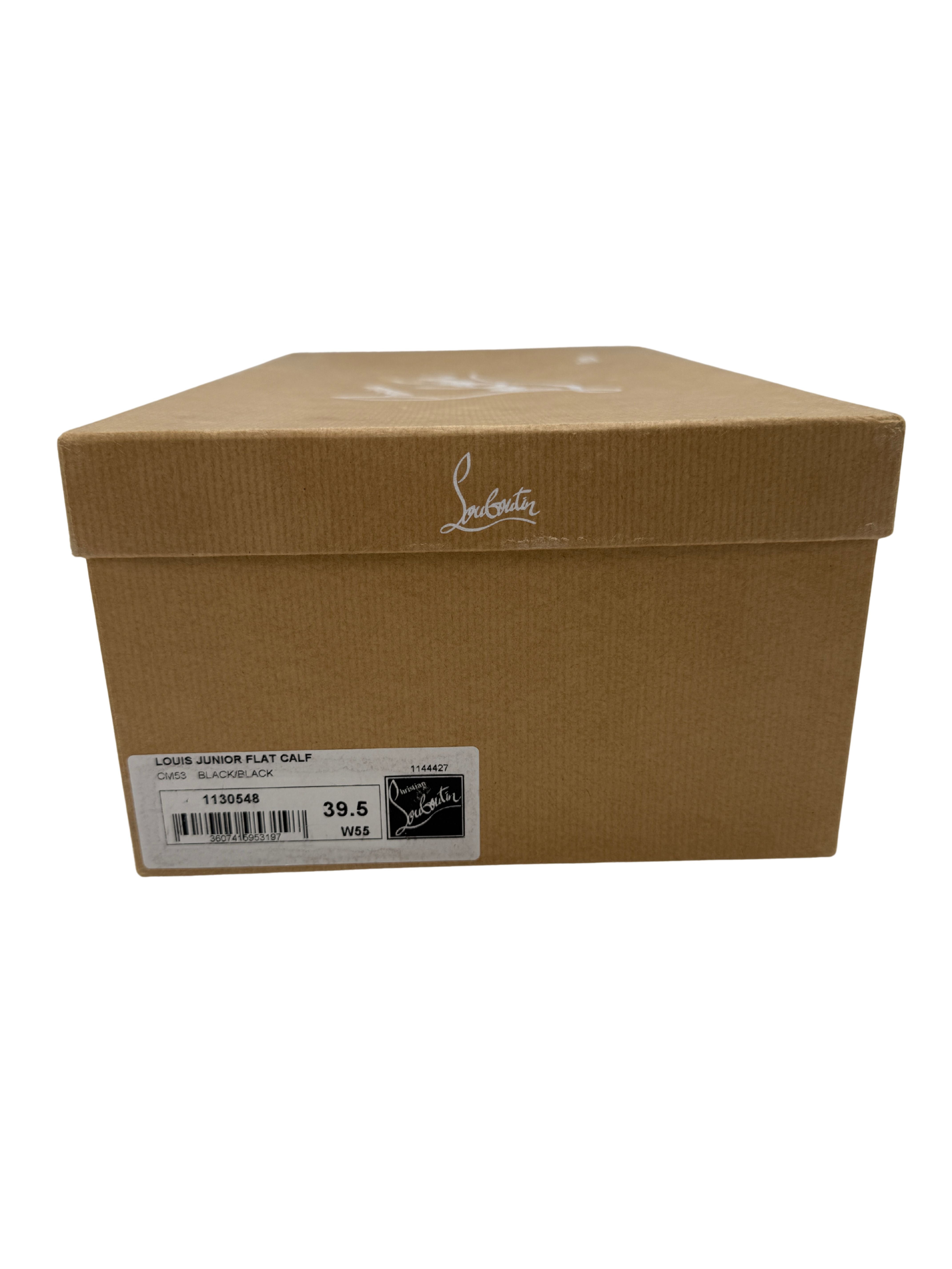 Christian Louboutin Low Leather Trainer - Black
