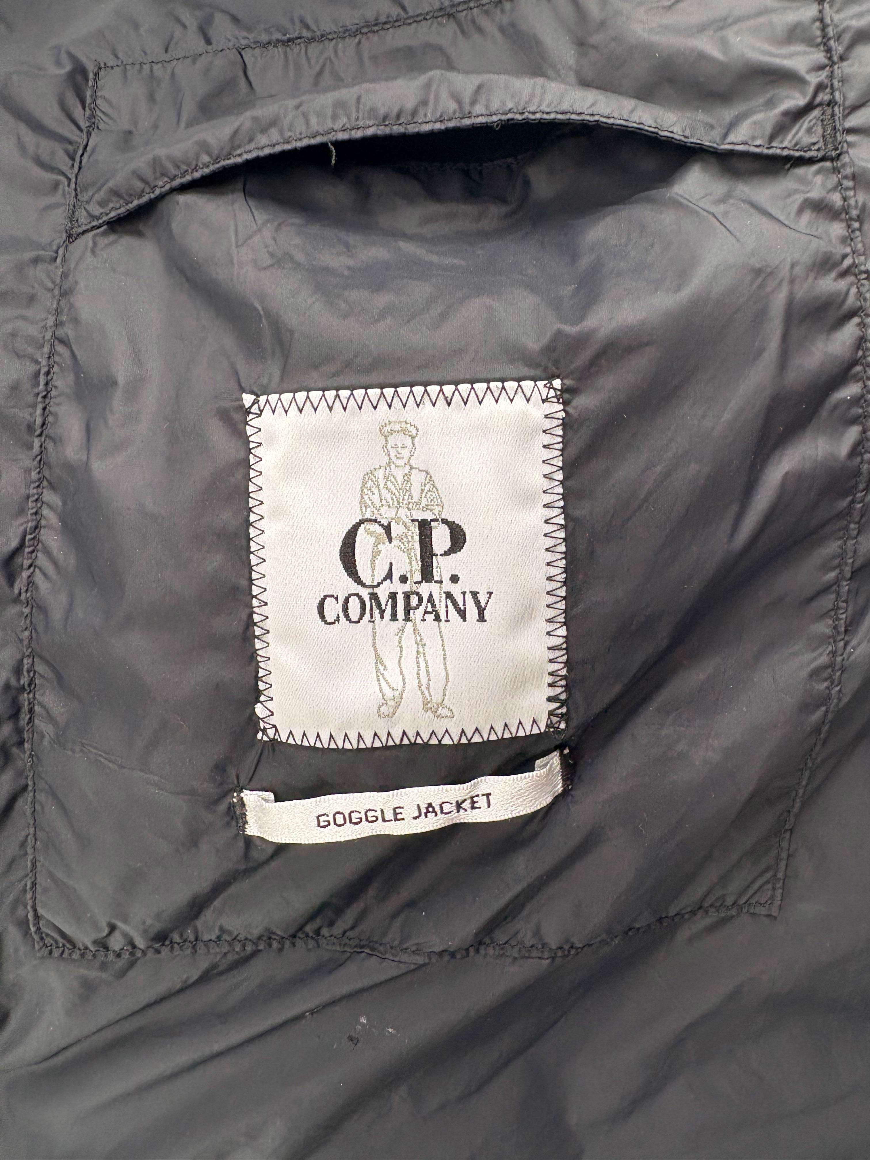 C.P. Company Shell-R Padded Down Goggle Gilet - Black C.P. Company