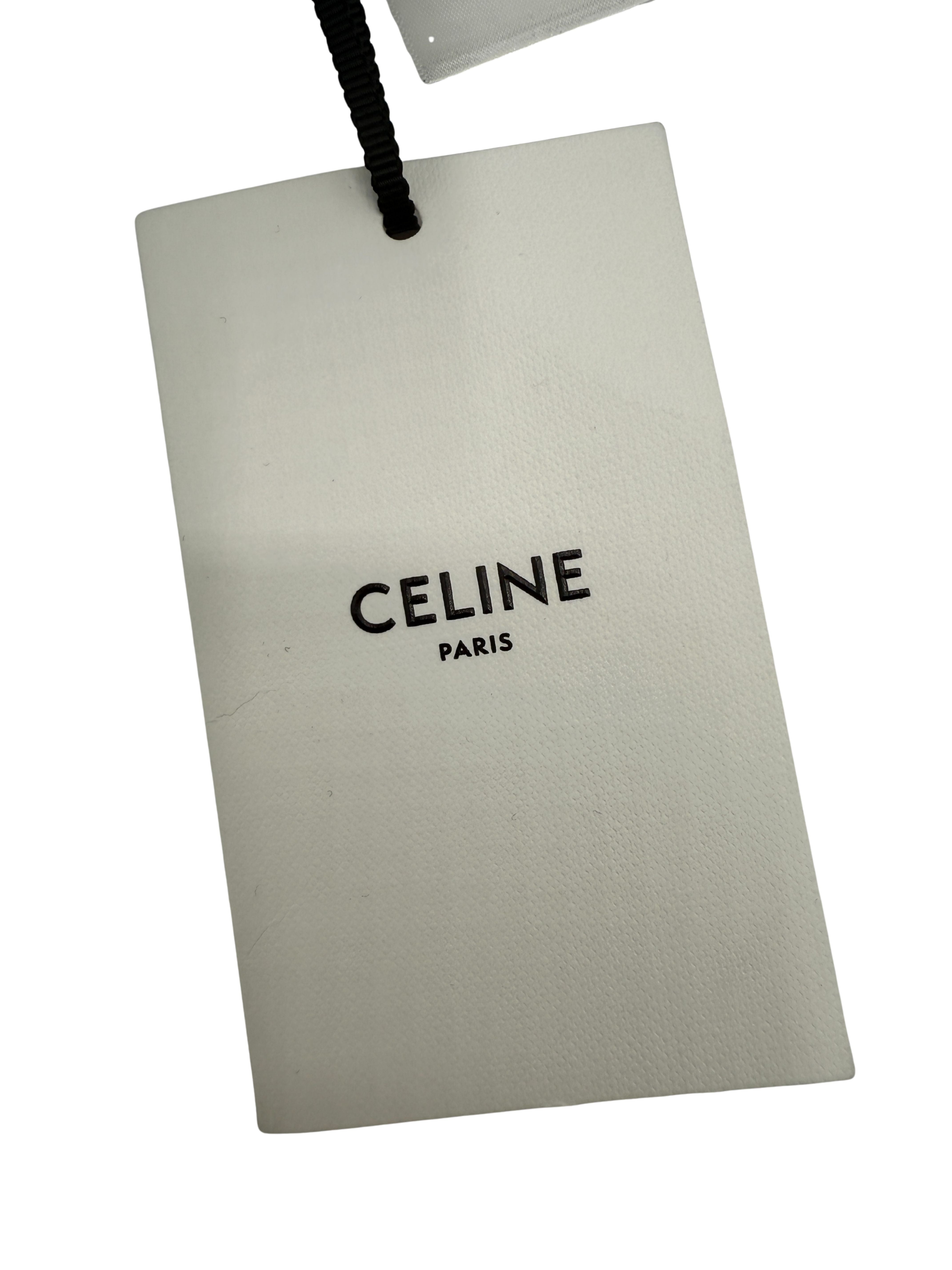 Celine Homme Logo Cotton Joggers - Black
