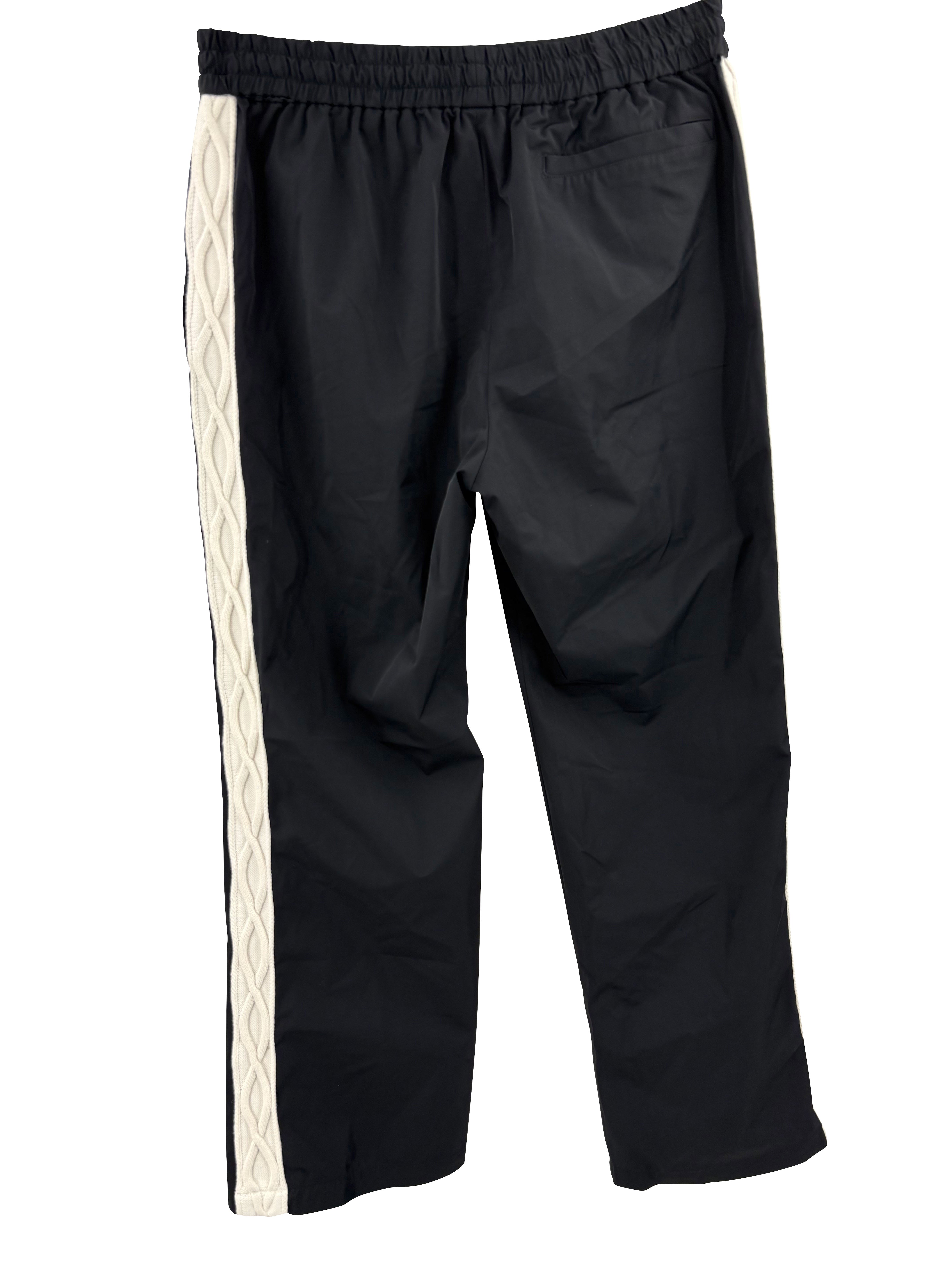 Louis Vuitton x Tyler The Creator Embroidered Technical Track Trousers - Black (Unused) Louis Vuitton