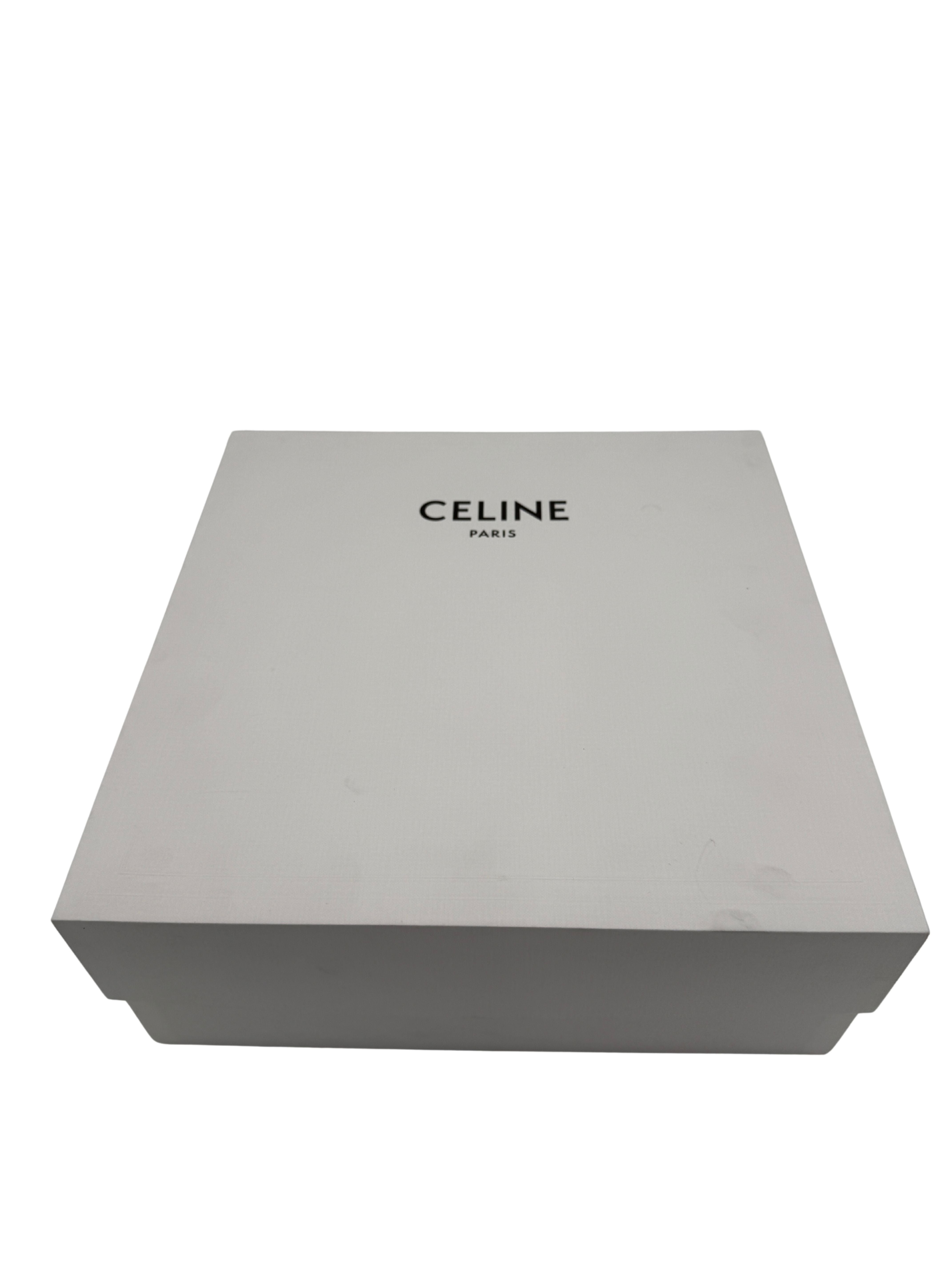 Celine Homme Logo Cotton Joggers - Black