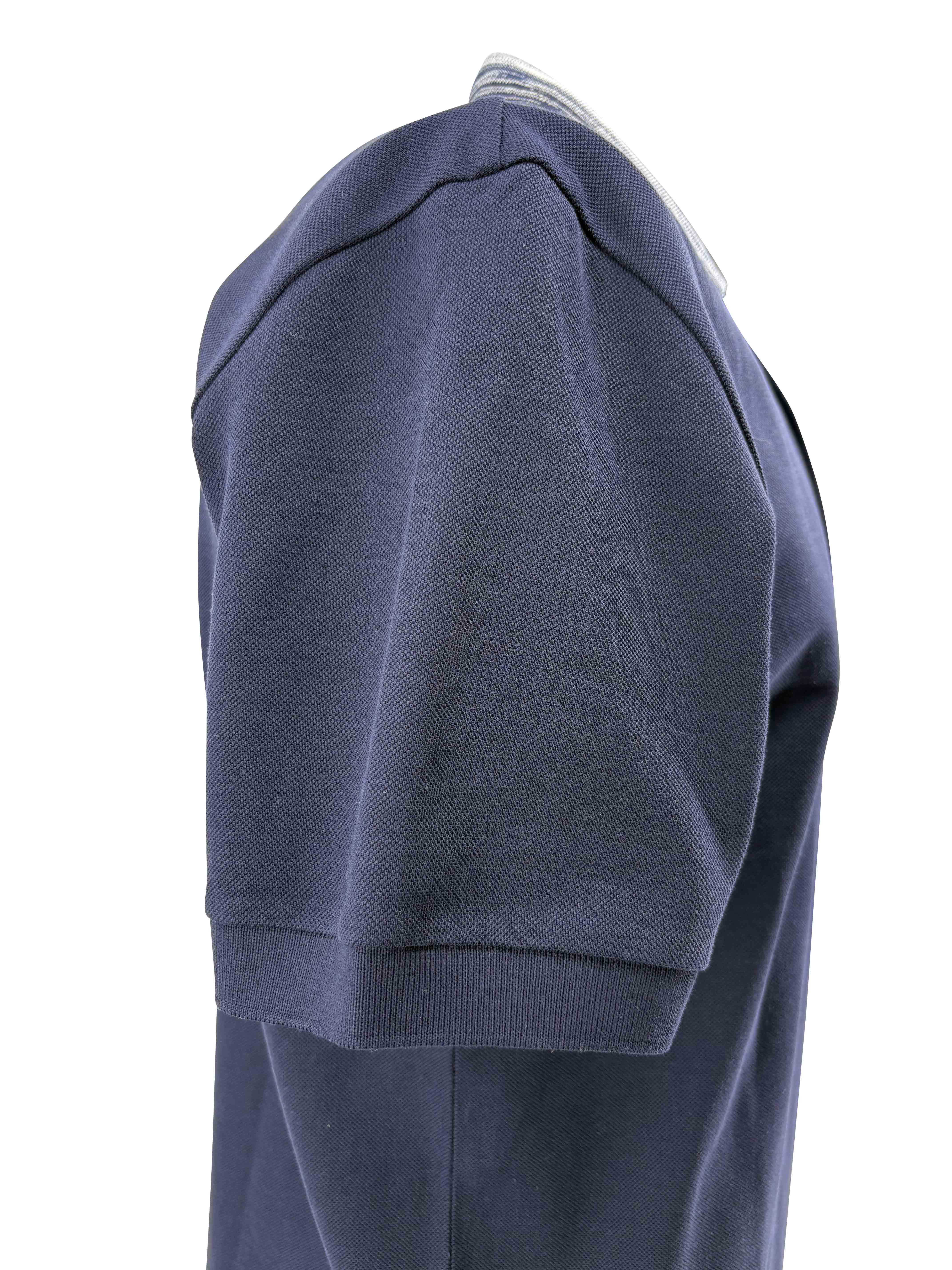 Missoni Space-Dye Polo Shirt - Navy (Unused) Missoni