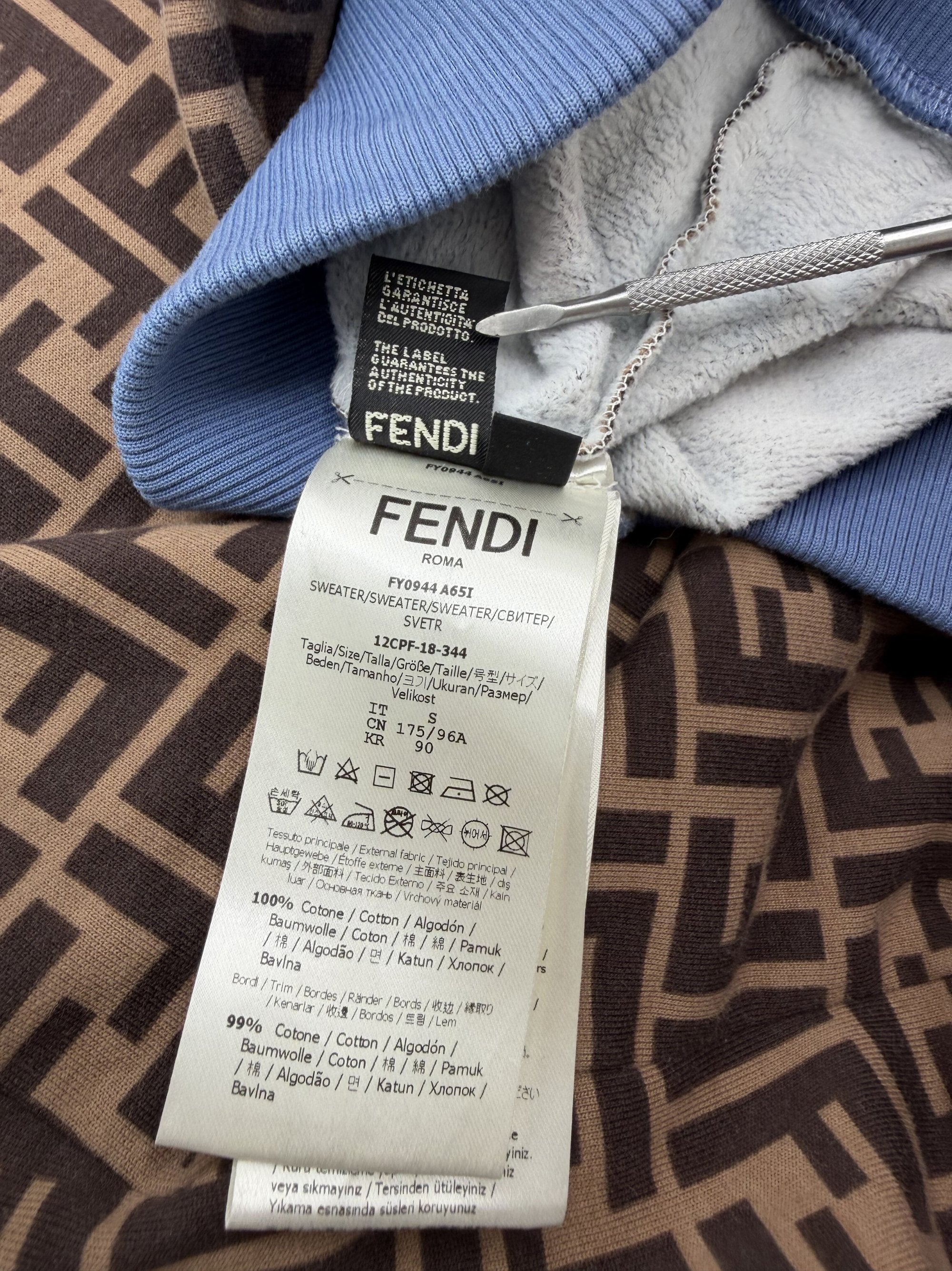 Fendi Roma FF Sweatshirt - Brown Fendi