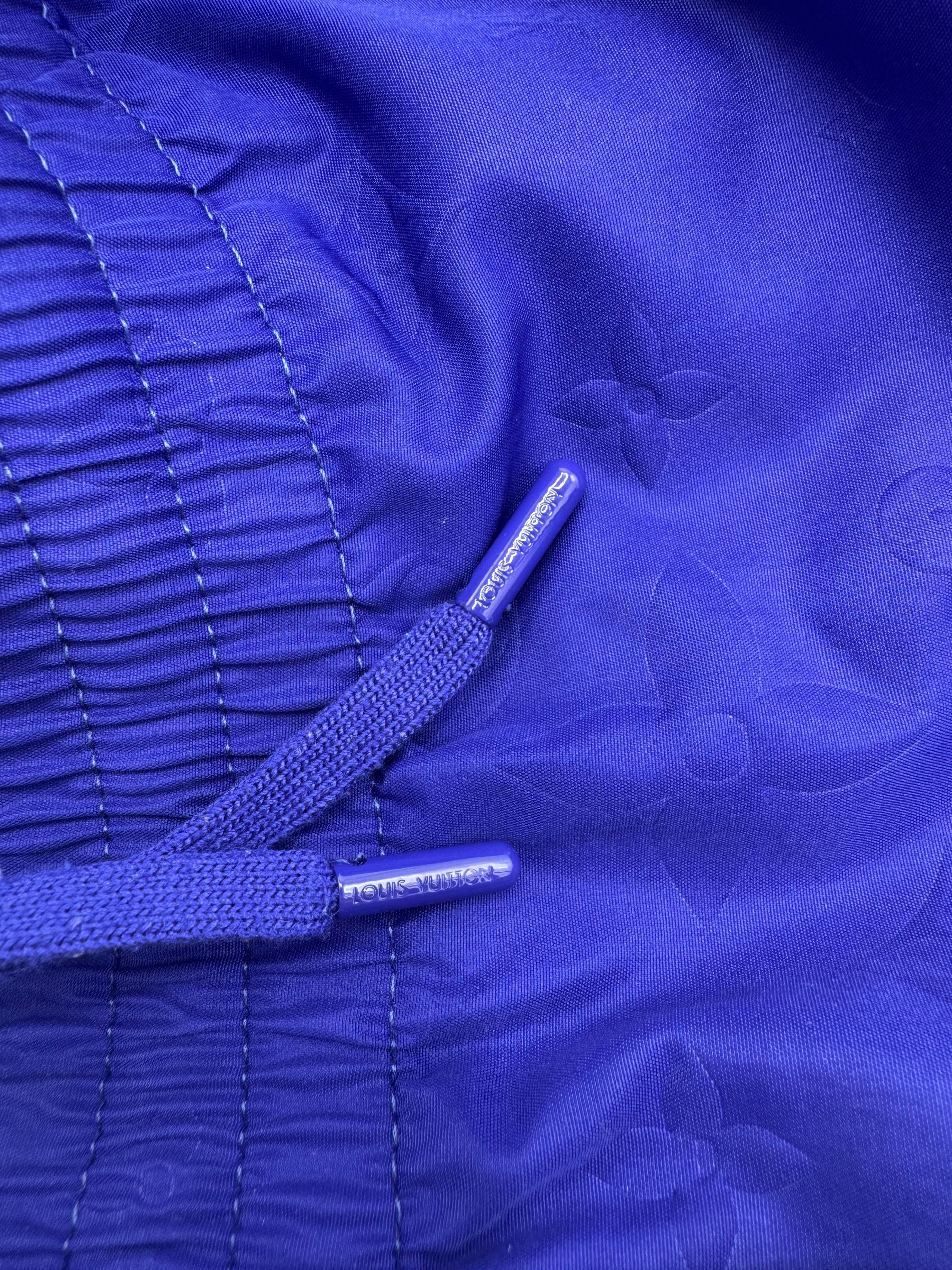 Louis Vuitton Monogram Signature Swim Shorts - Royal Blue Louis Vuitton