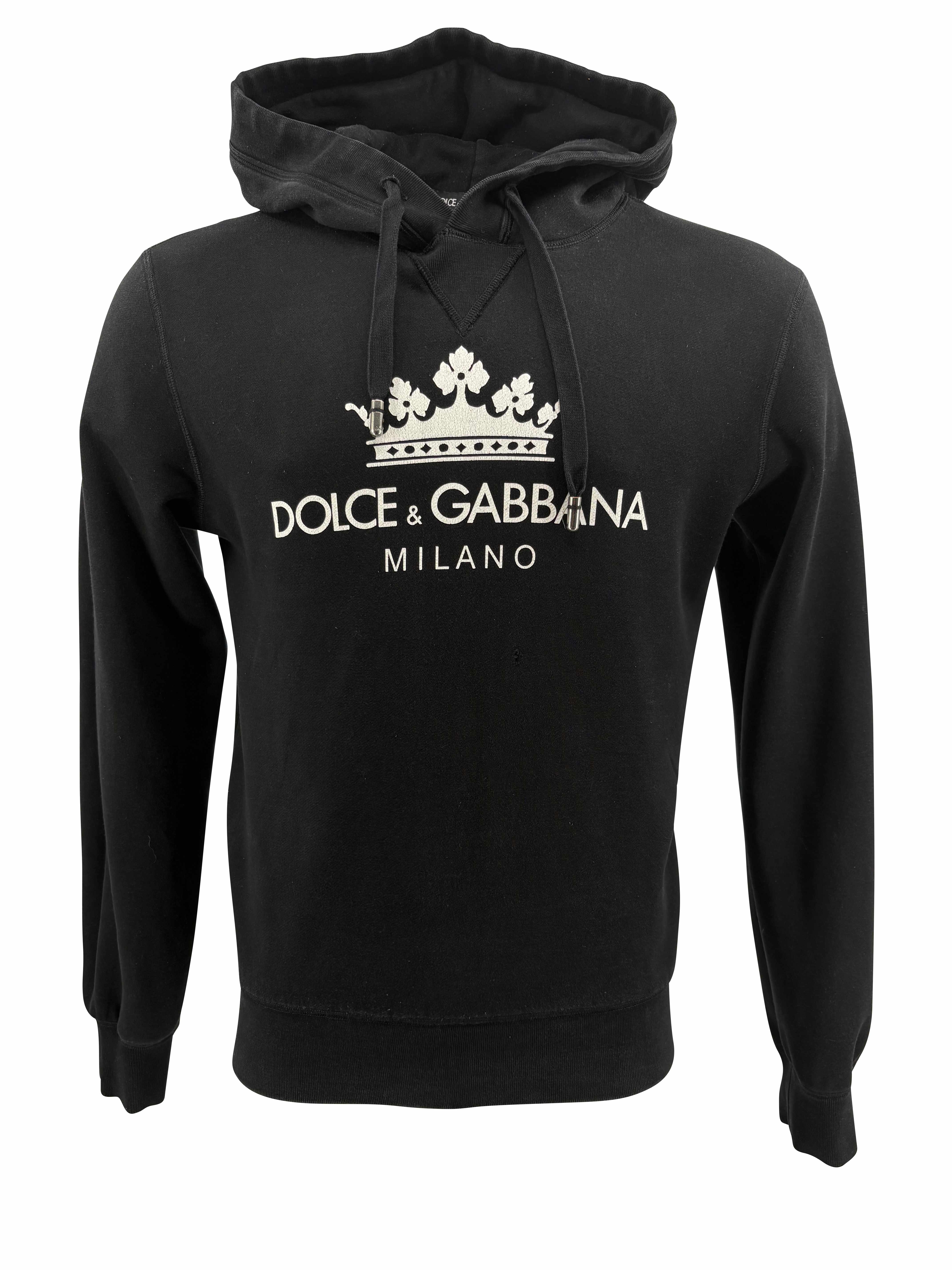 Dolce & Gabbana Milano Crown hoodie - Black Dolce & Gabbana