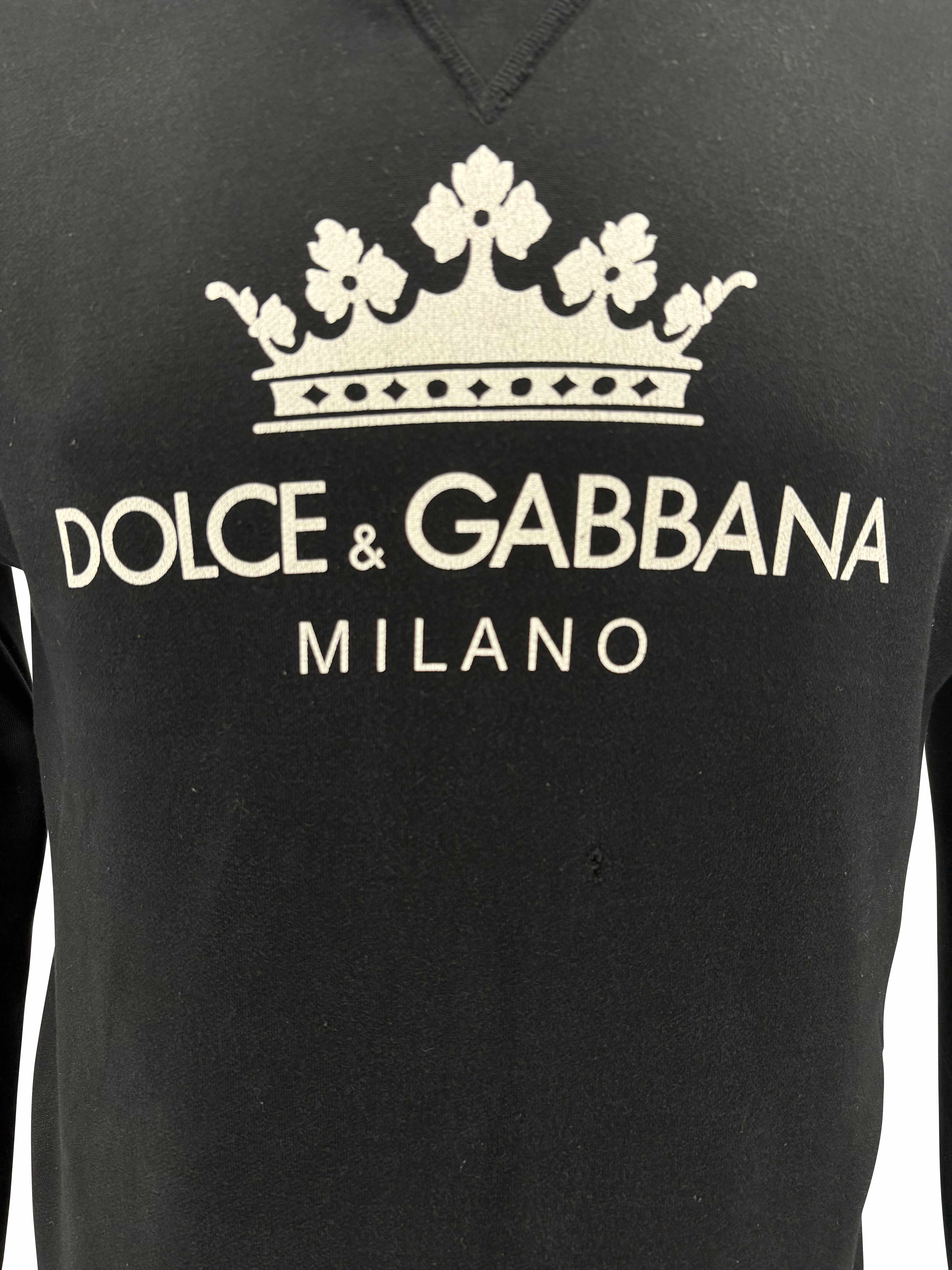 Dolce & Gabbana Milano Crown hoodie - Black Dolce & Gabbana