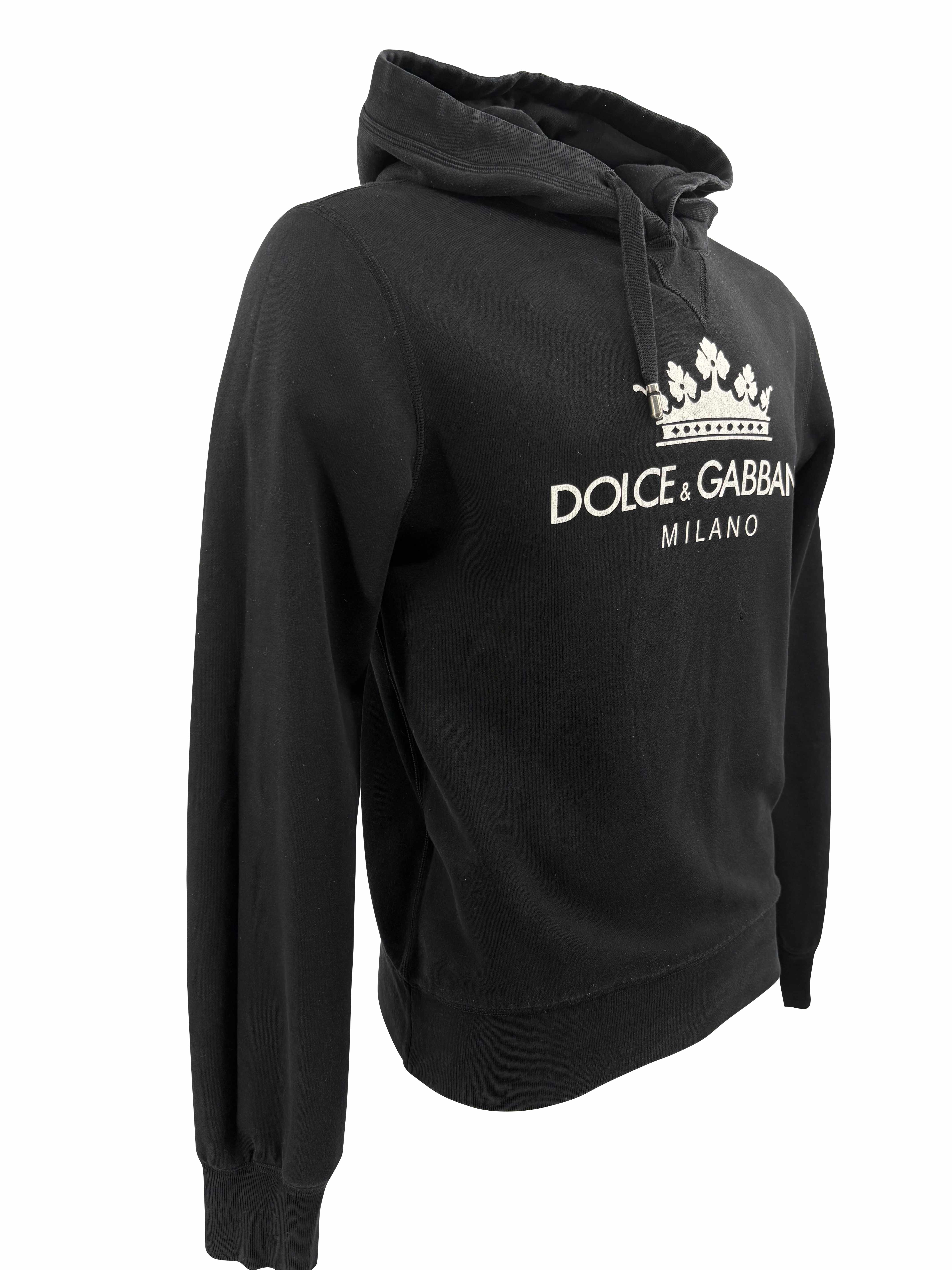 Dolce & Gabbana Milano Crown hoodie - Black Dolce & Gabbana