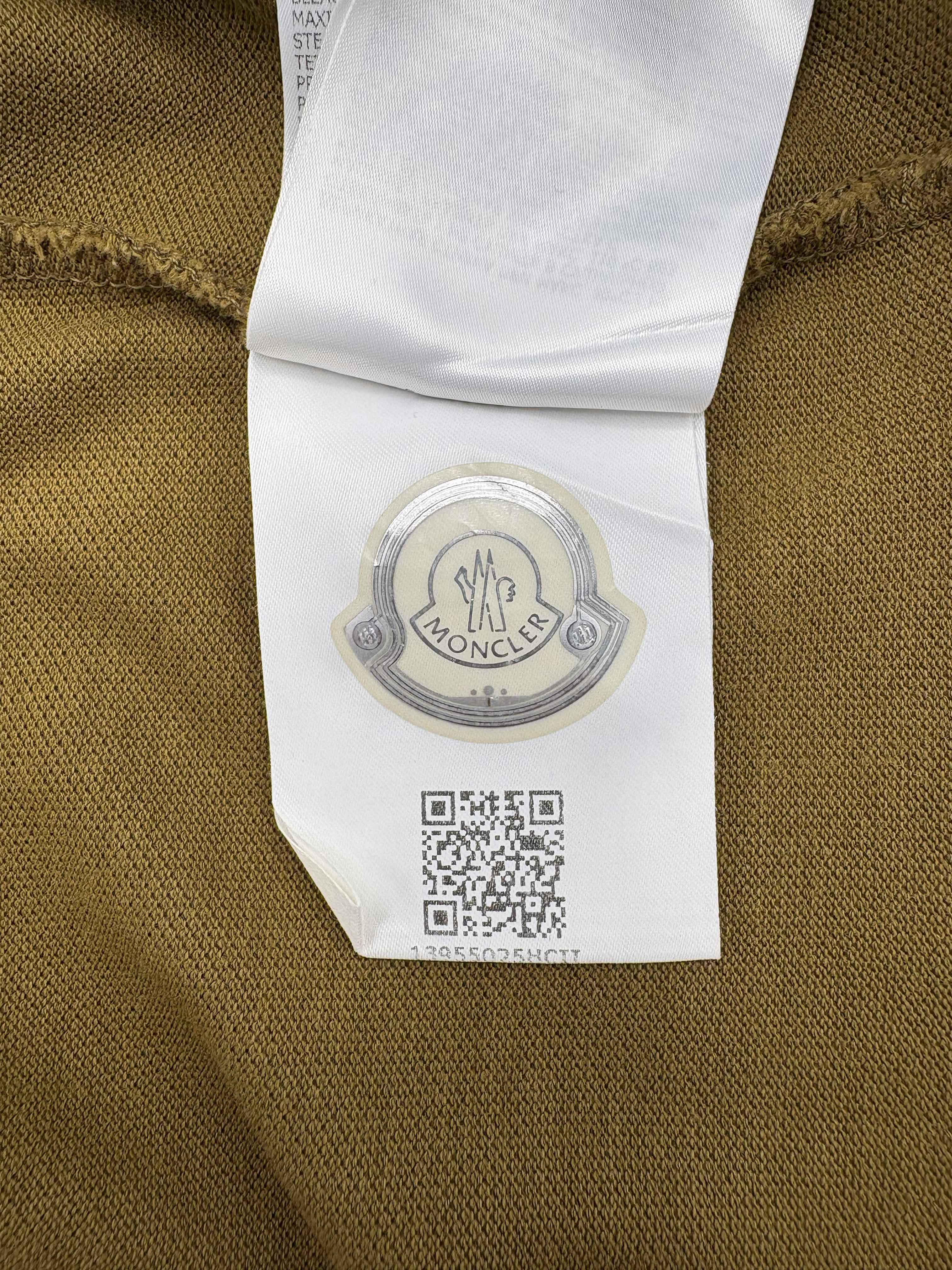 Moncler Logo Patch Polo - Green Moncler