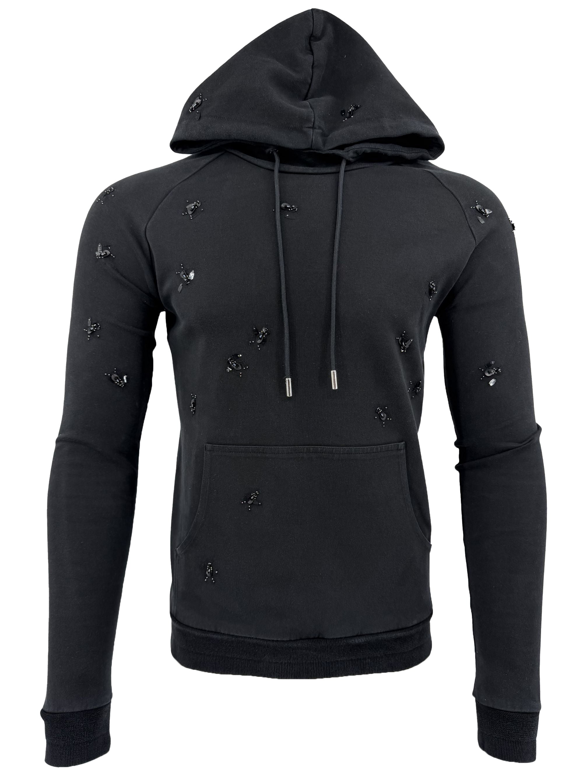 Dior Embroidered Bee Hoodie - Black Dior