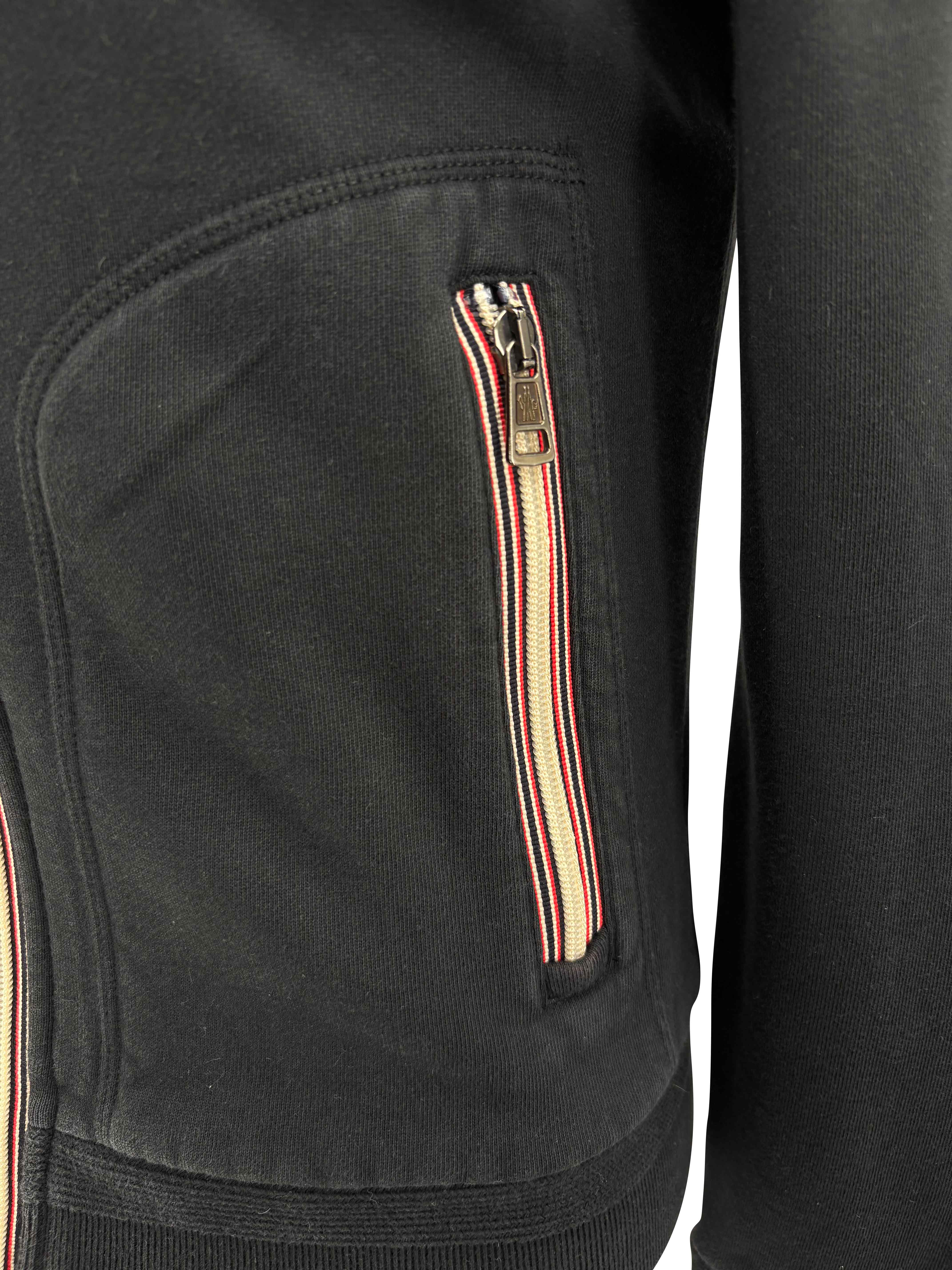 Moncler Maglia Zip Up Jacket - Black Moncler