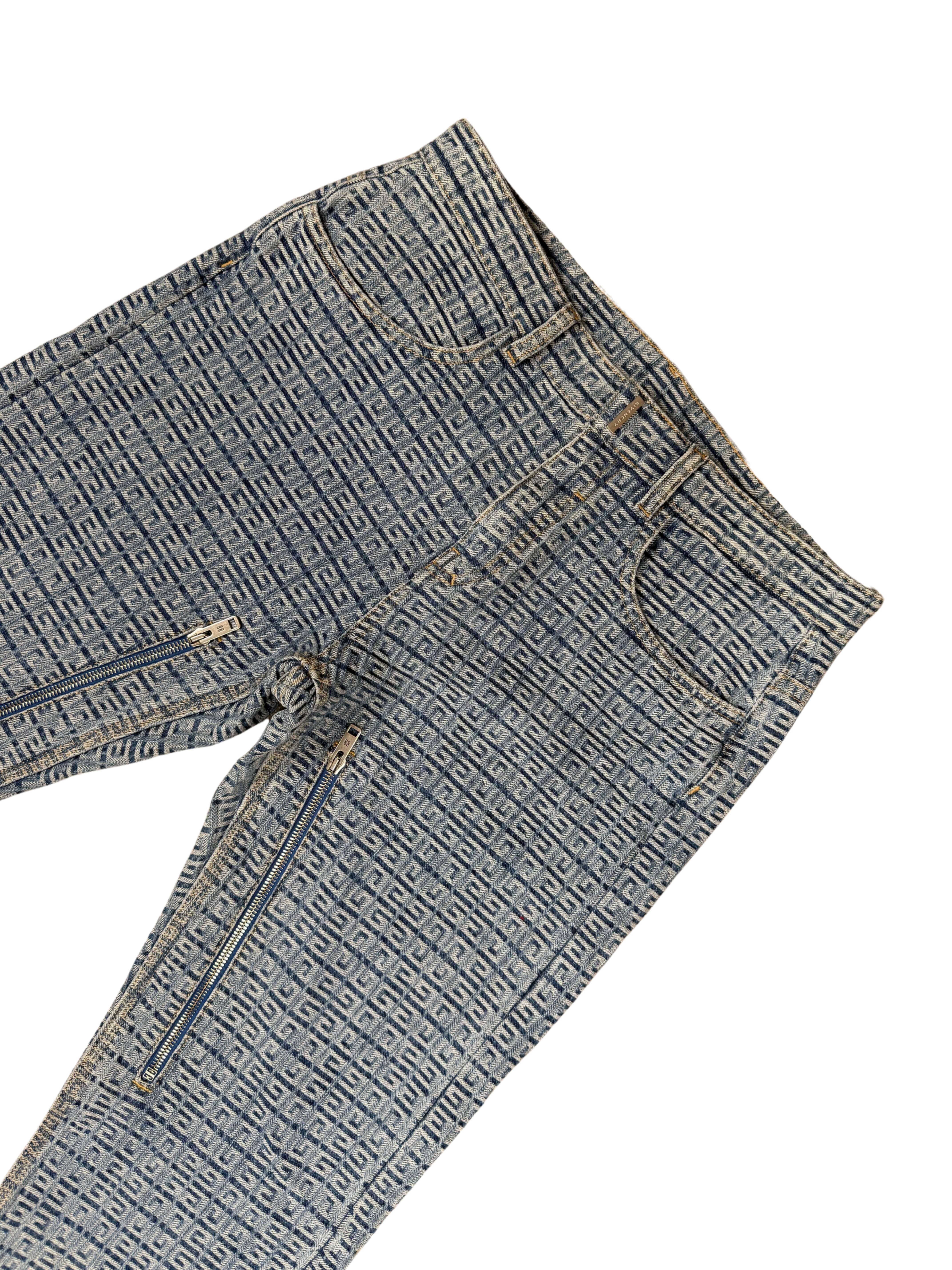 Givenchy 4G Straight Legged Jeans - Blue Denim (Unused) Givenchy