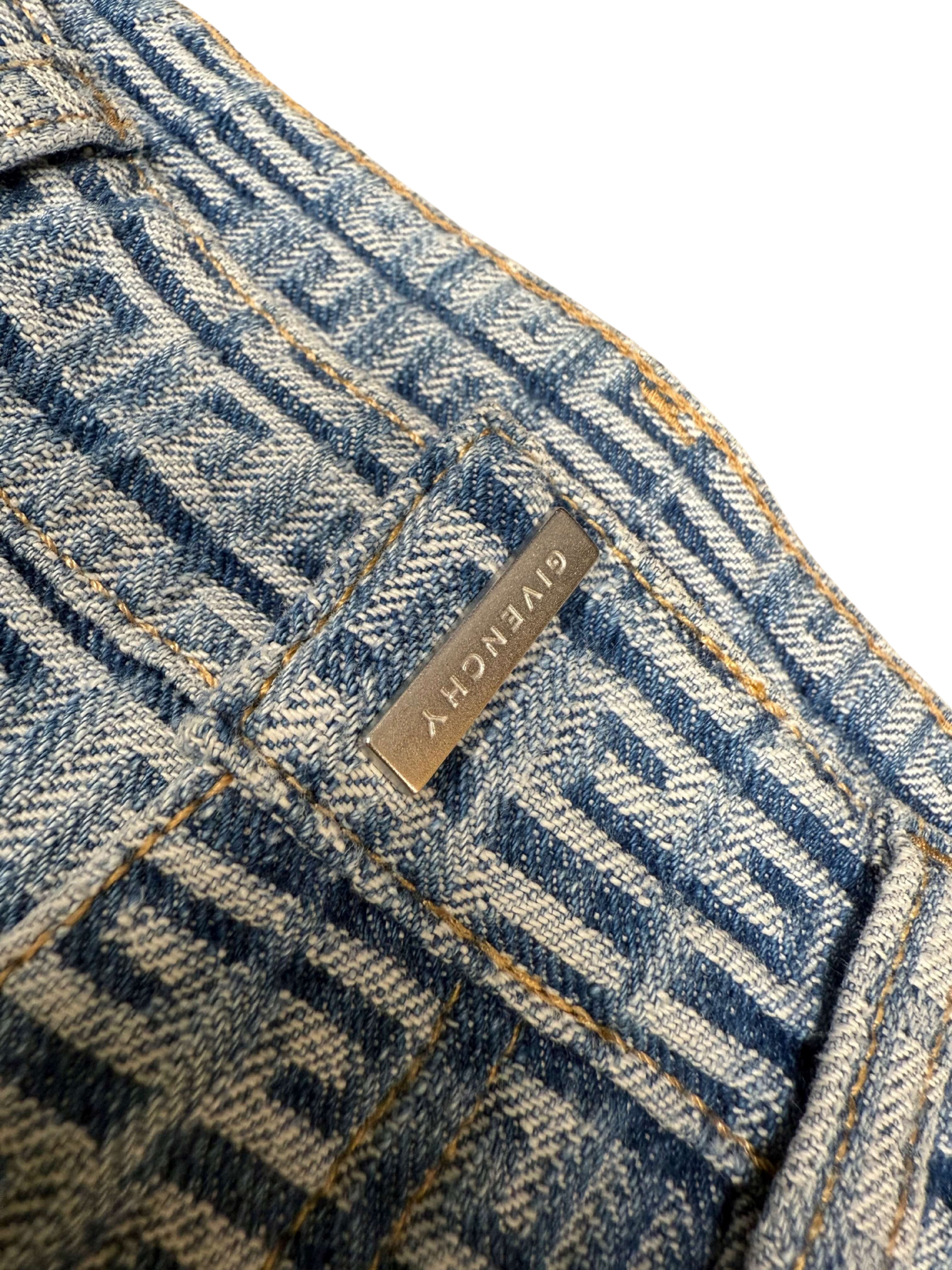Givenchy 4G Straight Legged Jeans - Blue Denim (Unused) Givenchy