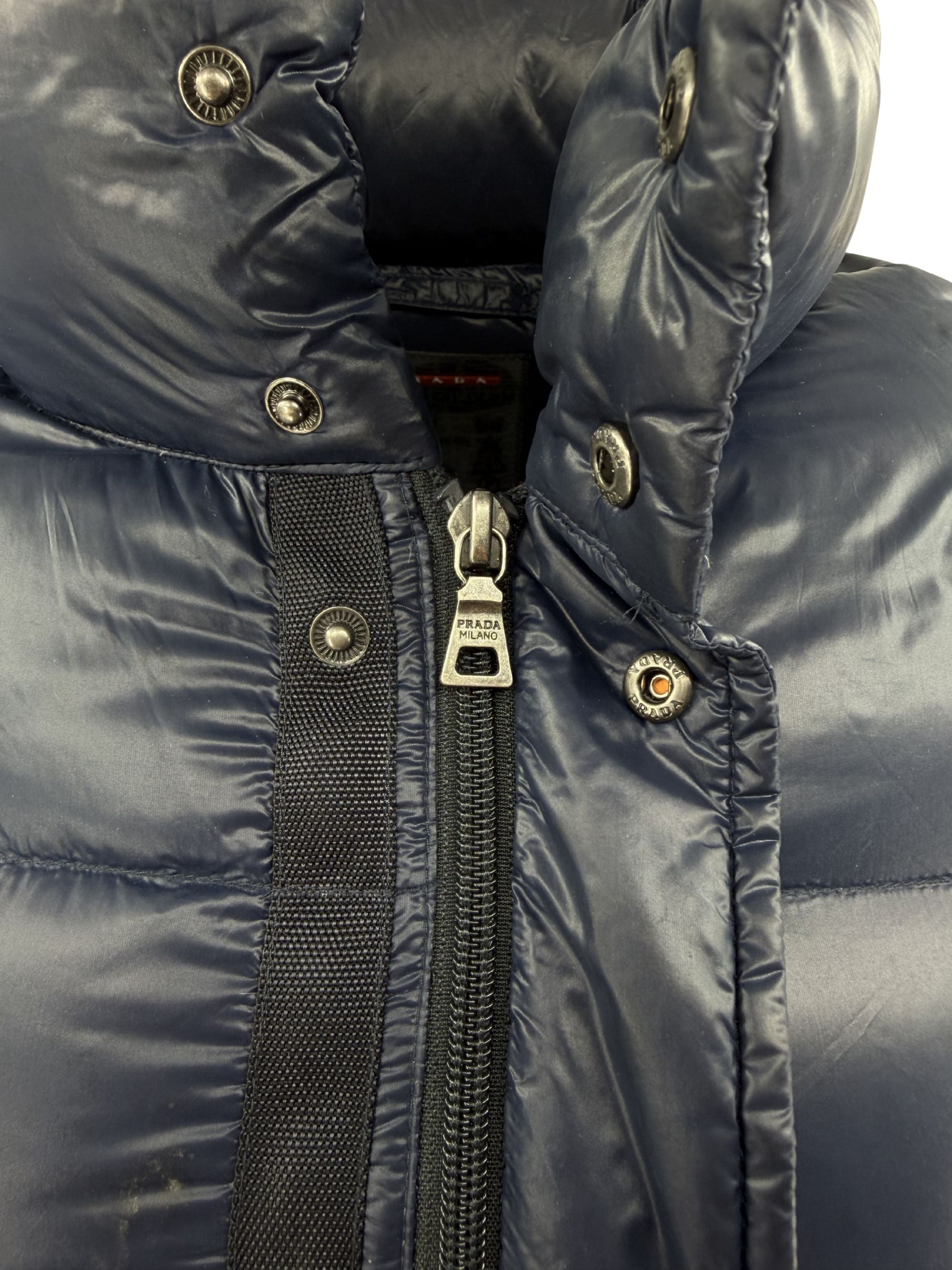 Prada Milano Down Jacket - Navy Prada