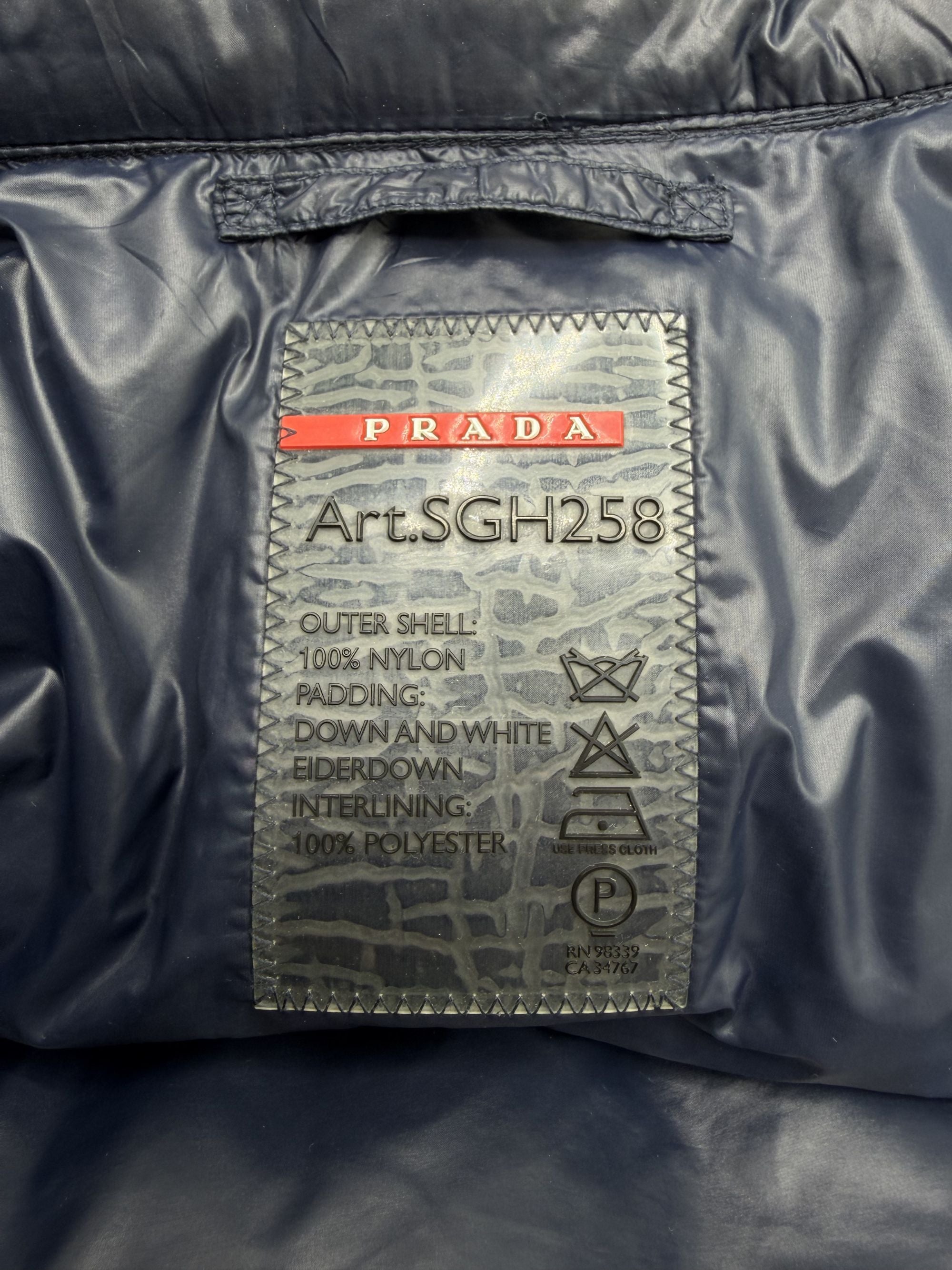 Prada Milano Down Jacket - Navy Prada