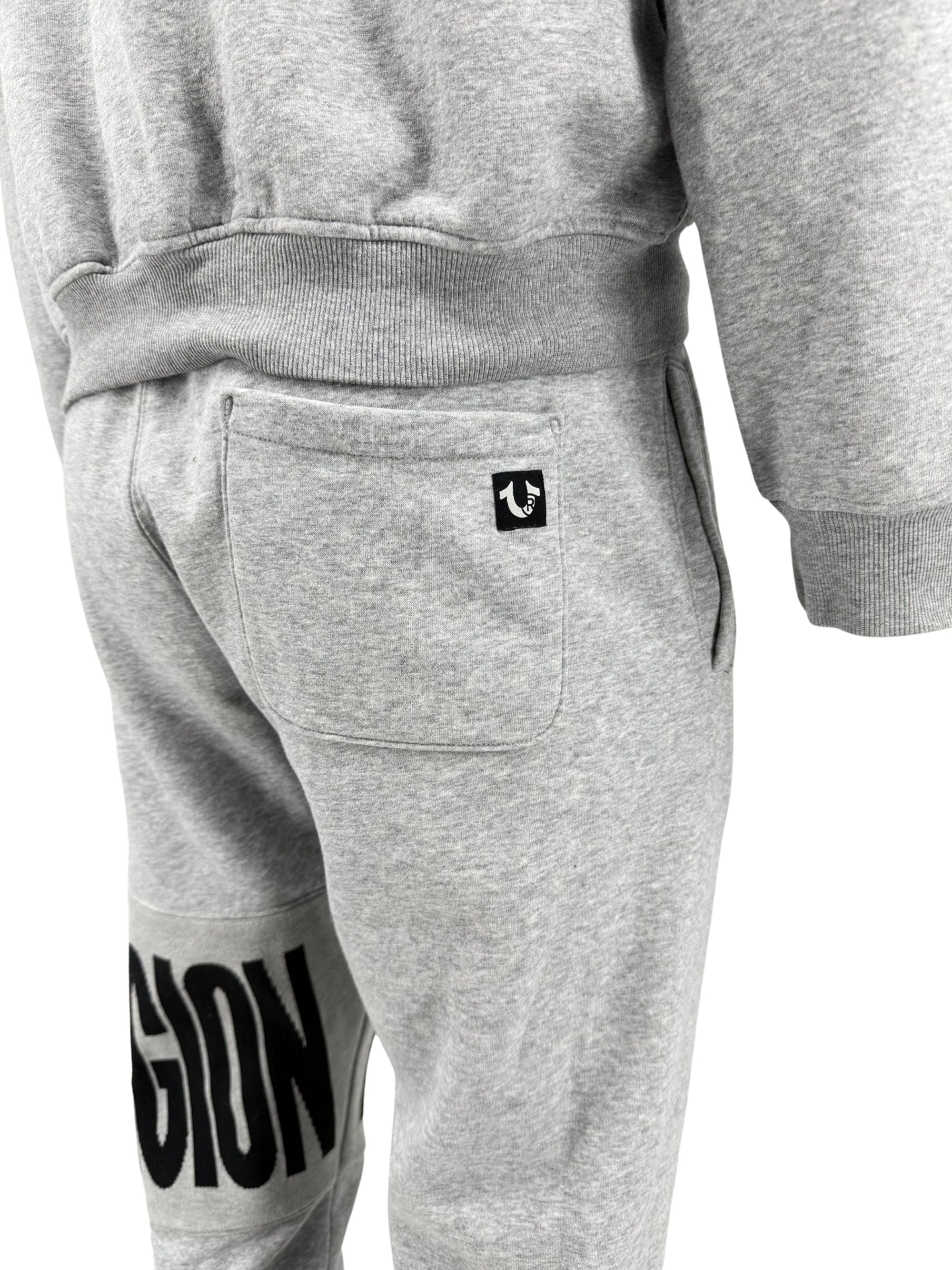 True Religion Panel Logo Tracksuit - Grey True Religion