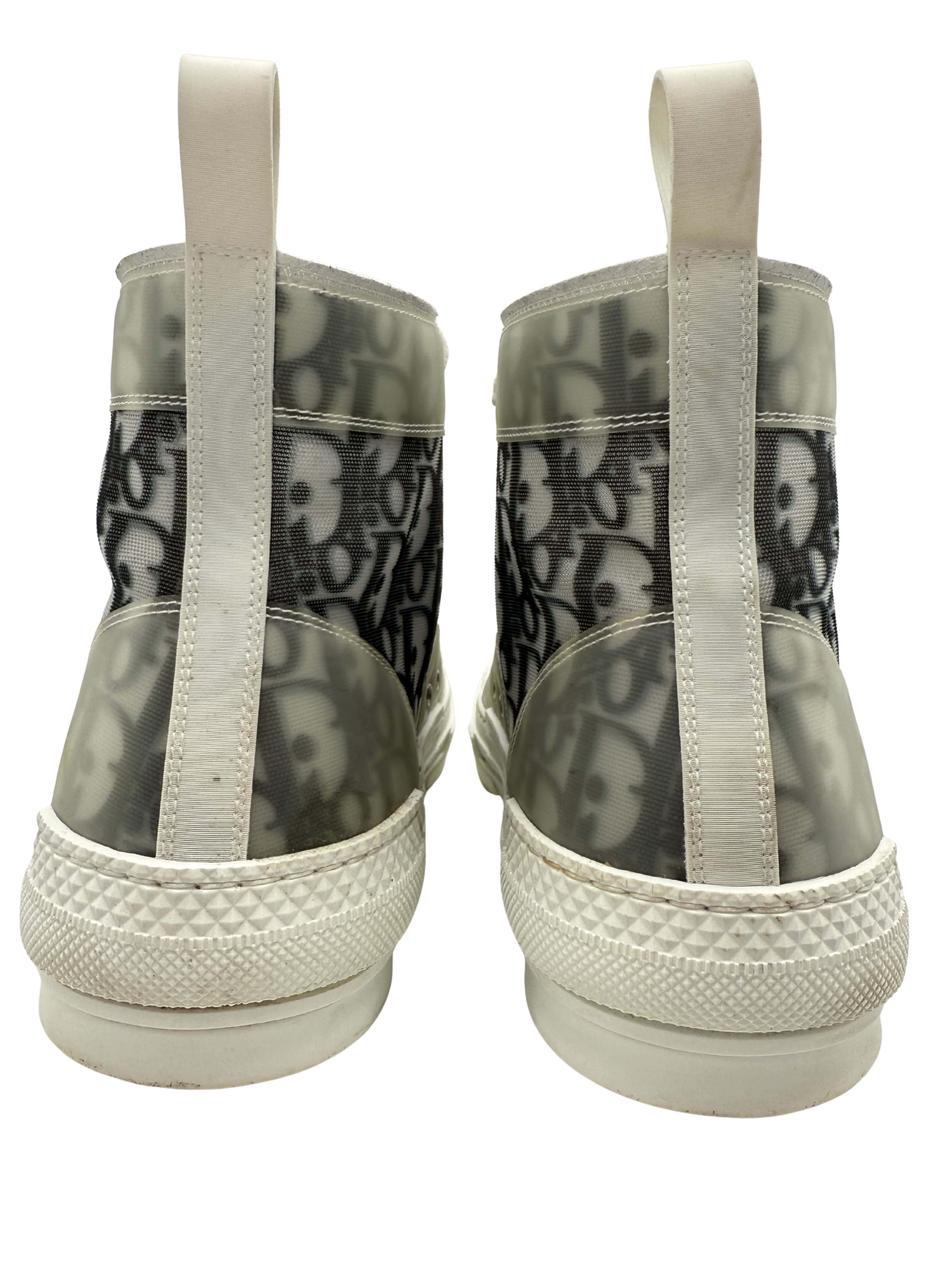Dior B23 High Oblique Trainer - White Dior